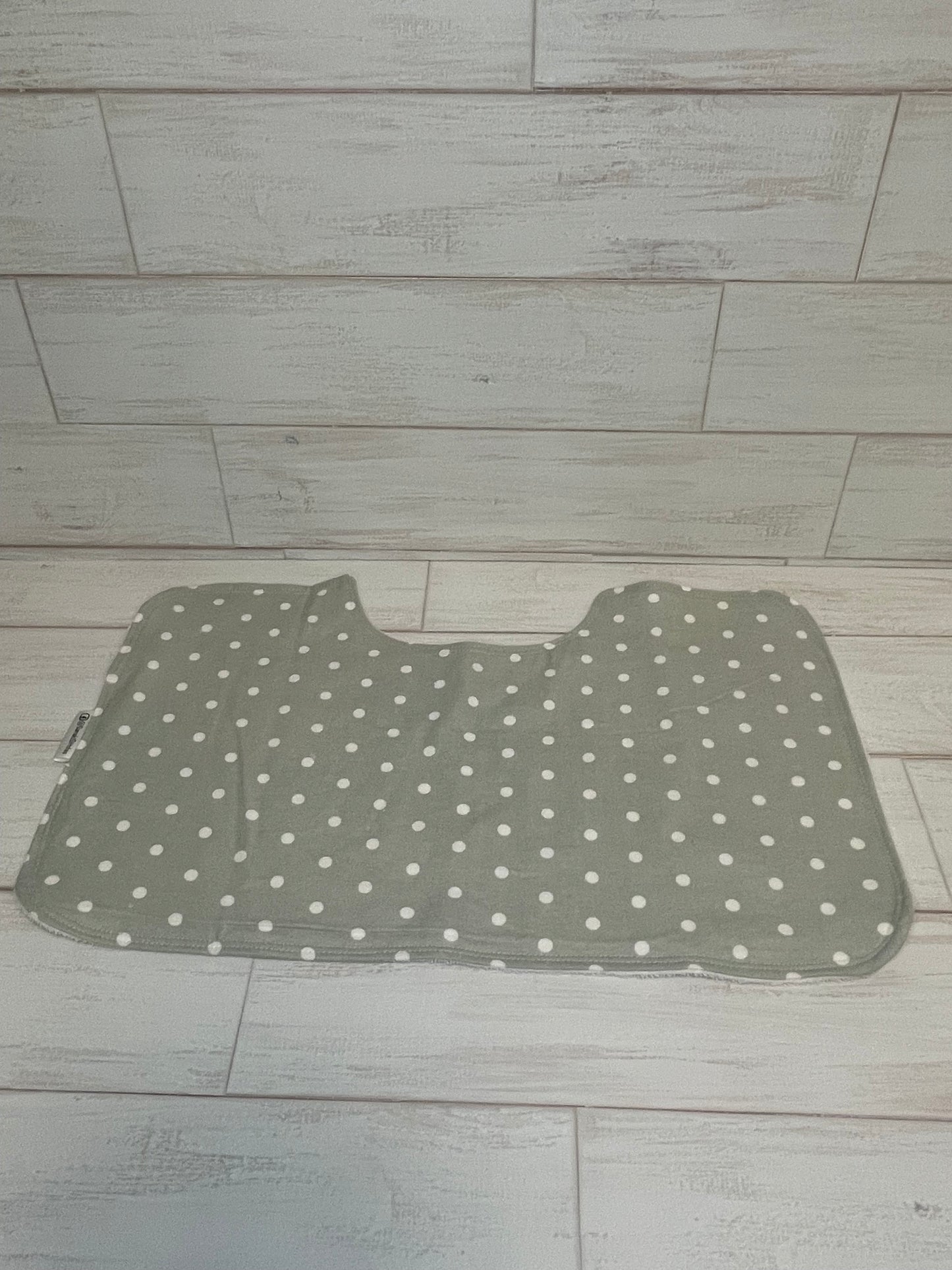 Neutral Tan and Grey Animals Themed Burp Cloths