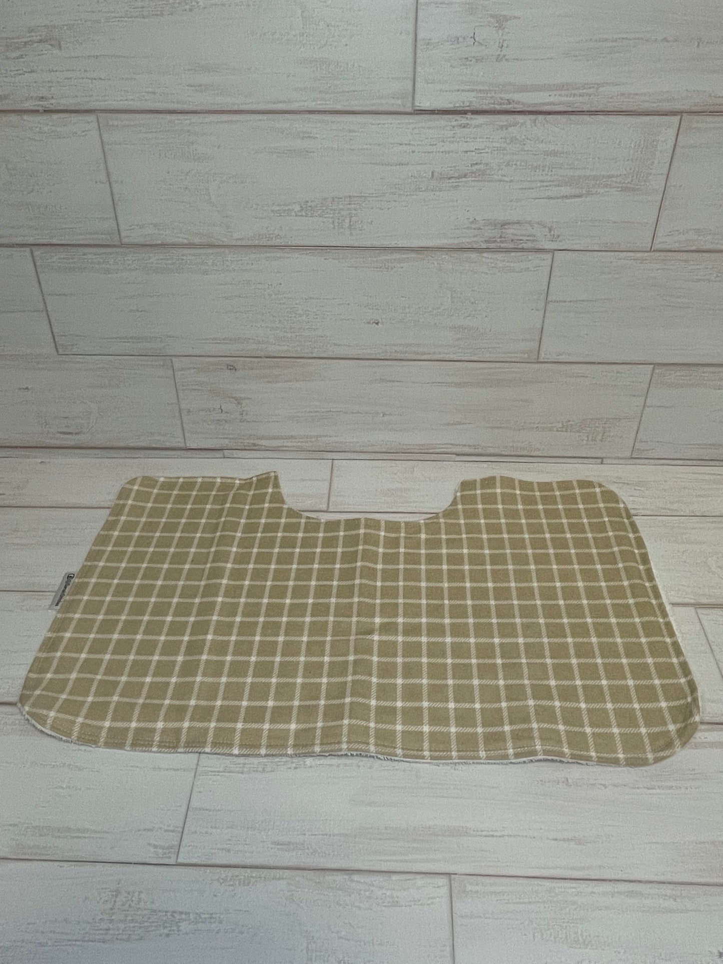 Neutral Tan and Grey Animals Themed Burp Cloths