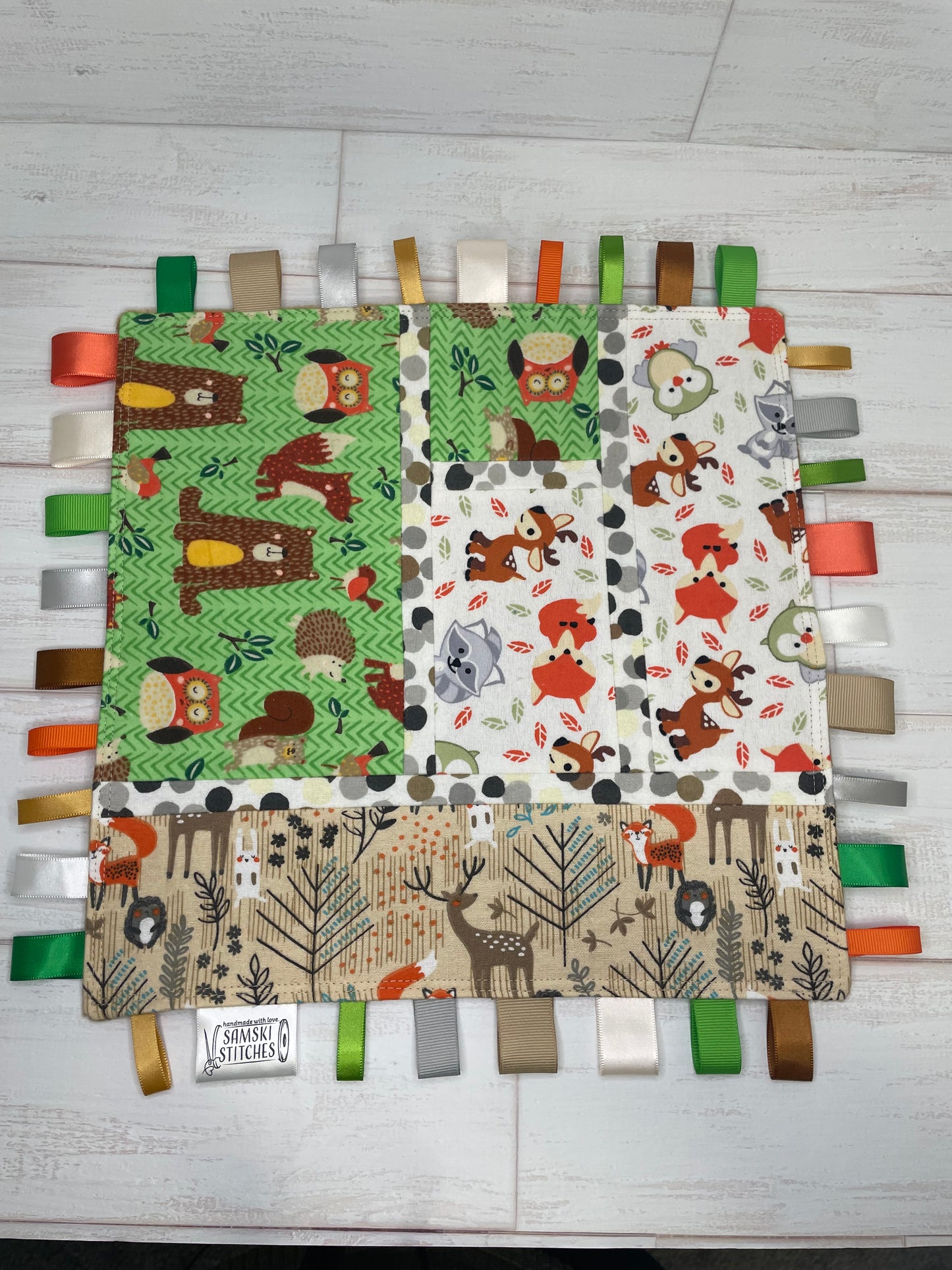 Multi-Woodlands Animals Sensory Taglet
