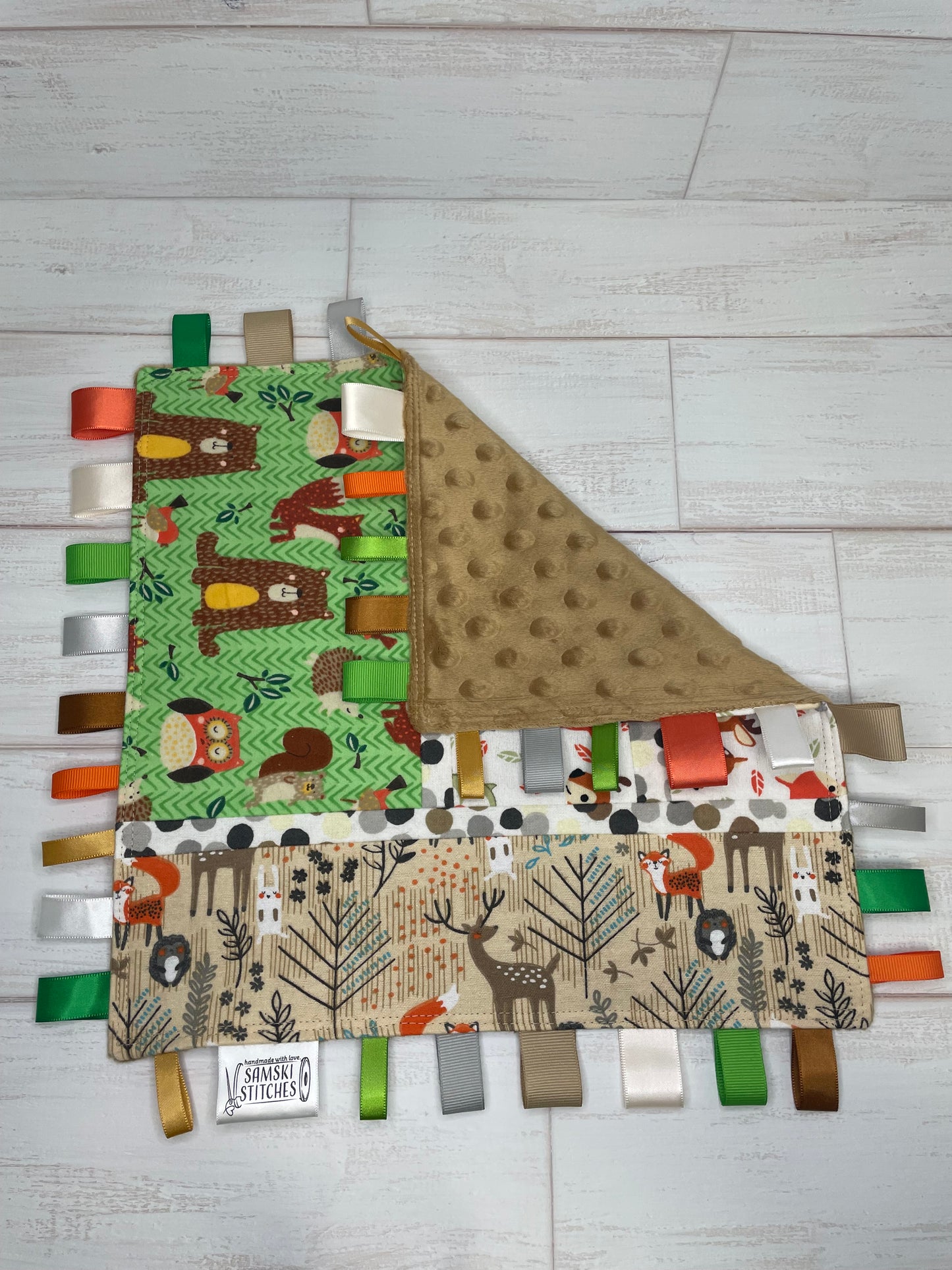 Multi-Woodlands Animals Sensory Taglet