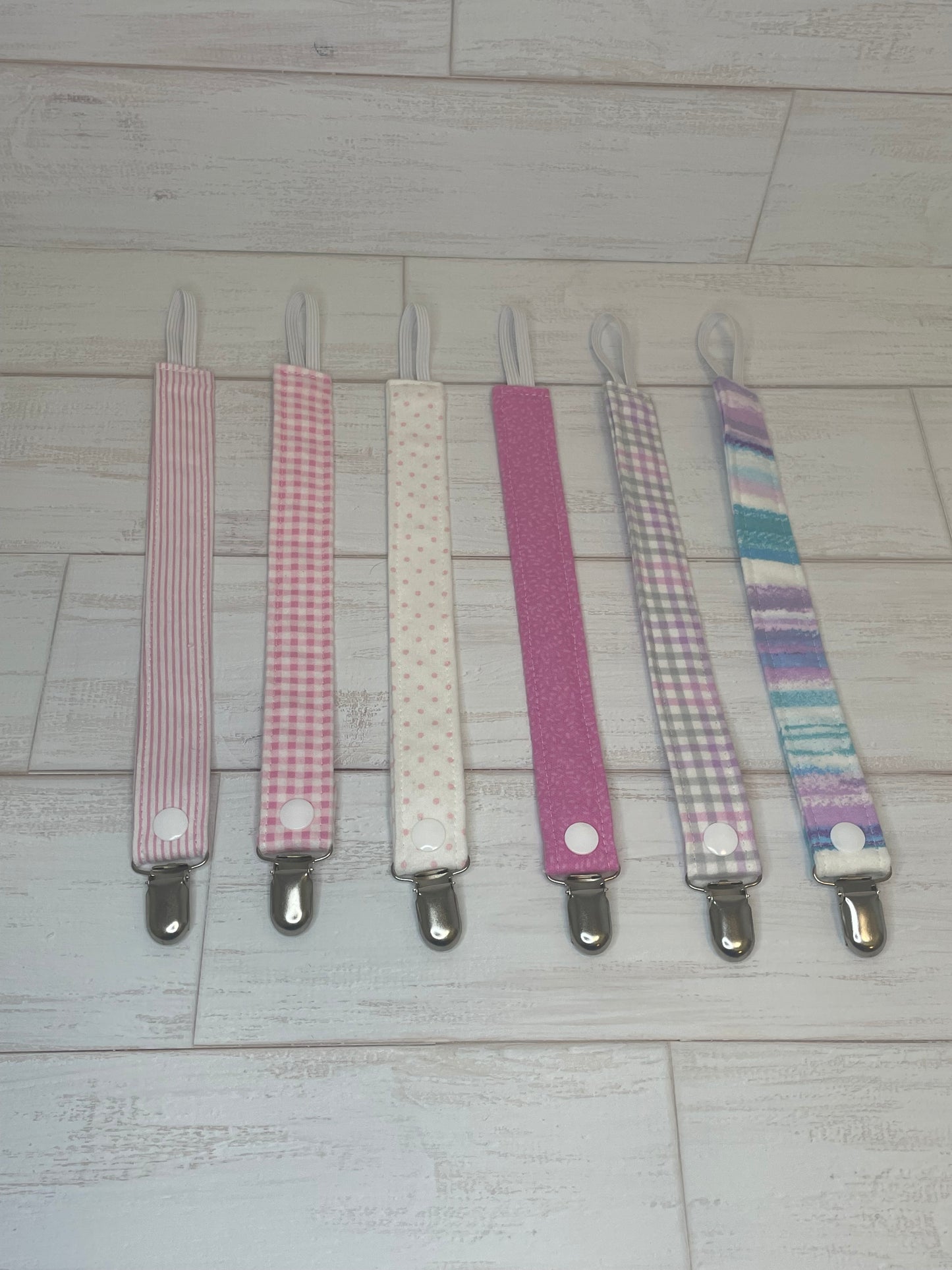 Purple and Blue Themed Paci Clips Set and Singles