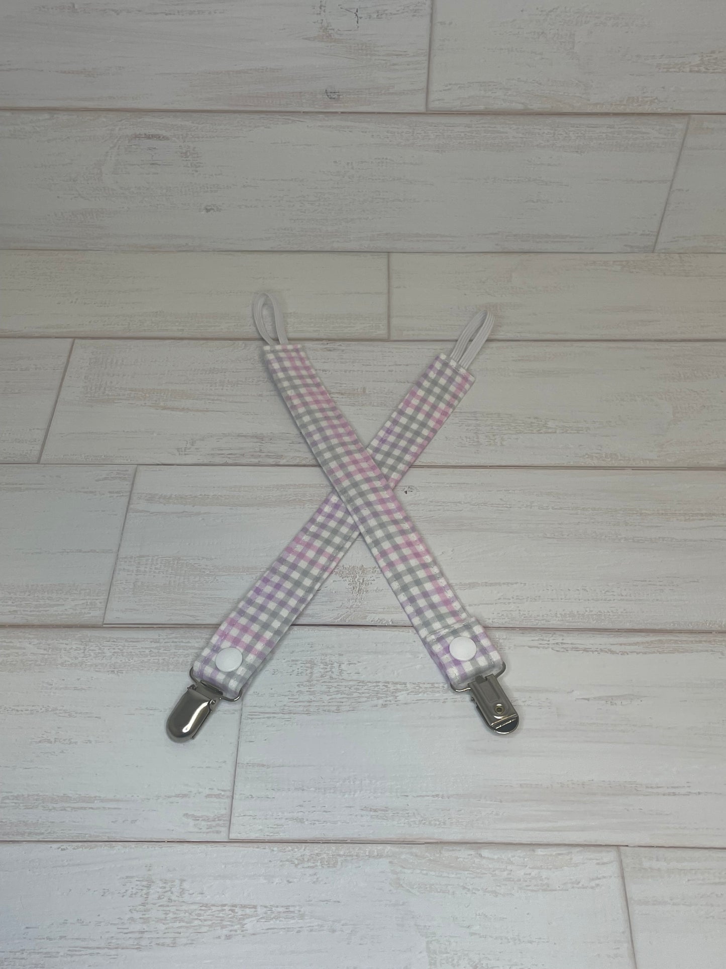 Purple and Blue Themed Paci Clips Set and Singles