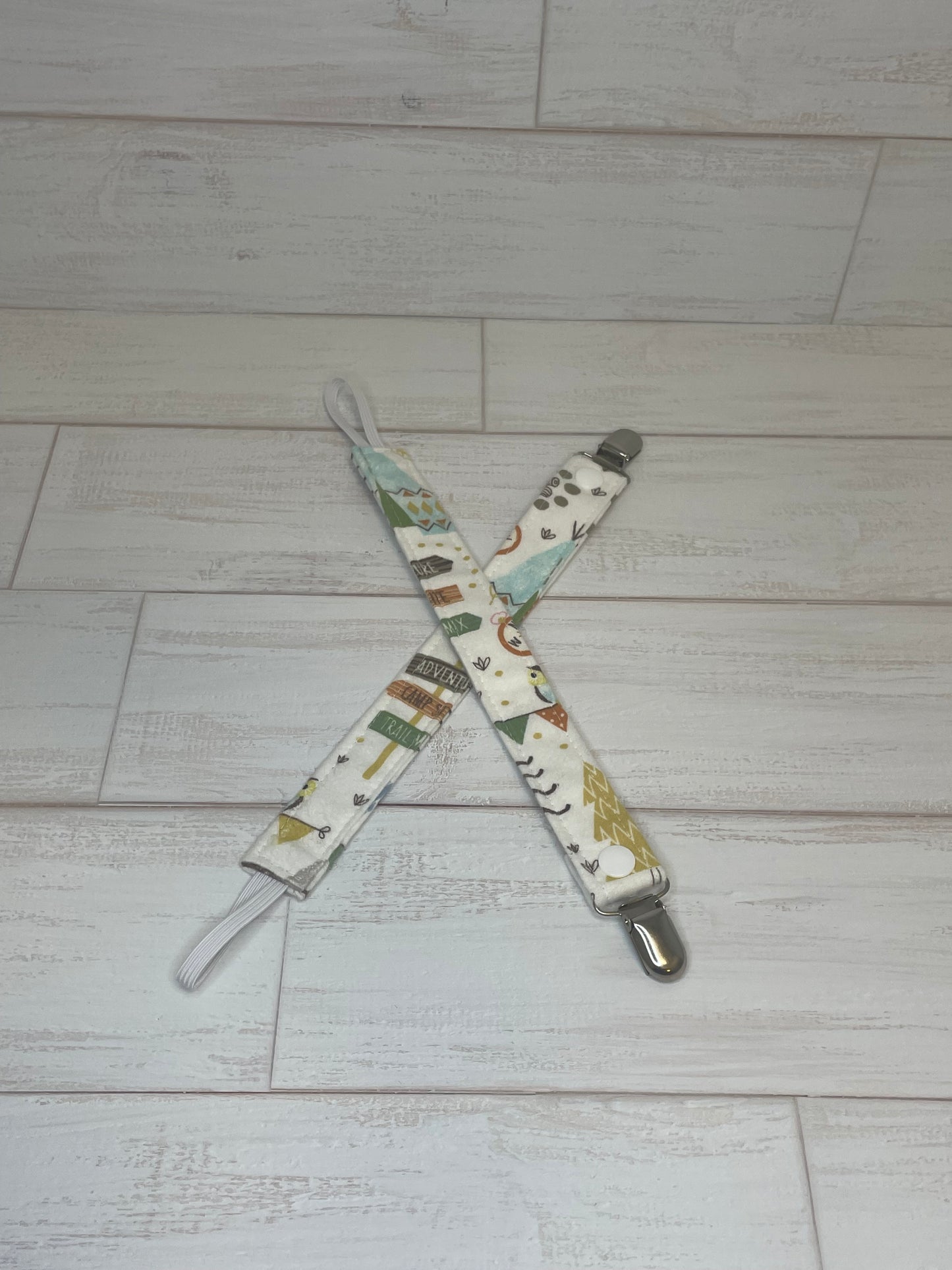 Camping Animal Themed Paci Clip