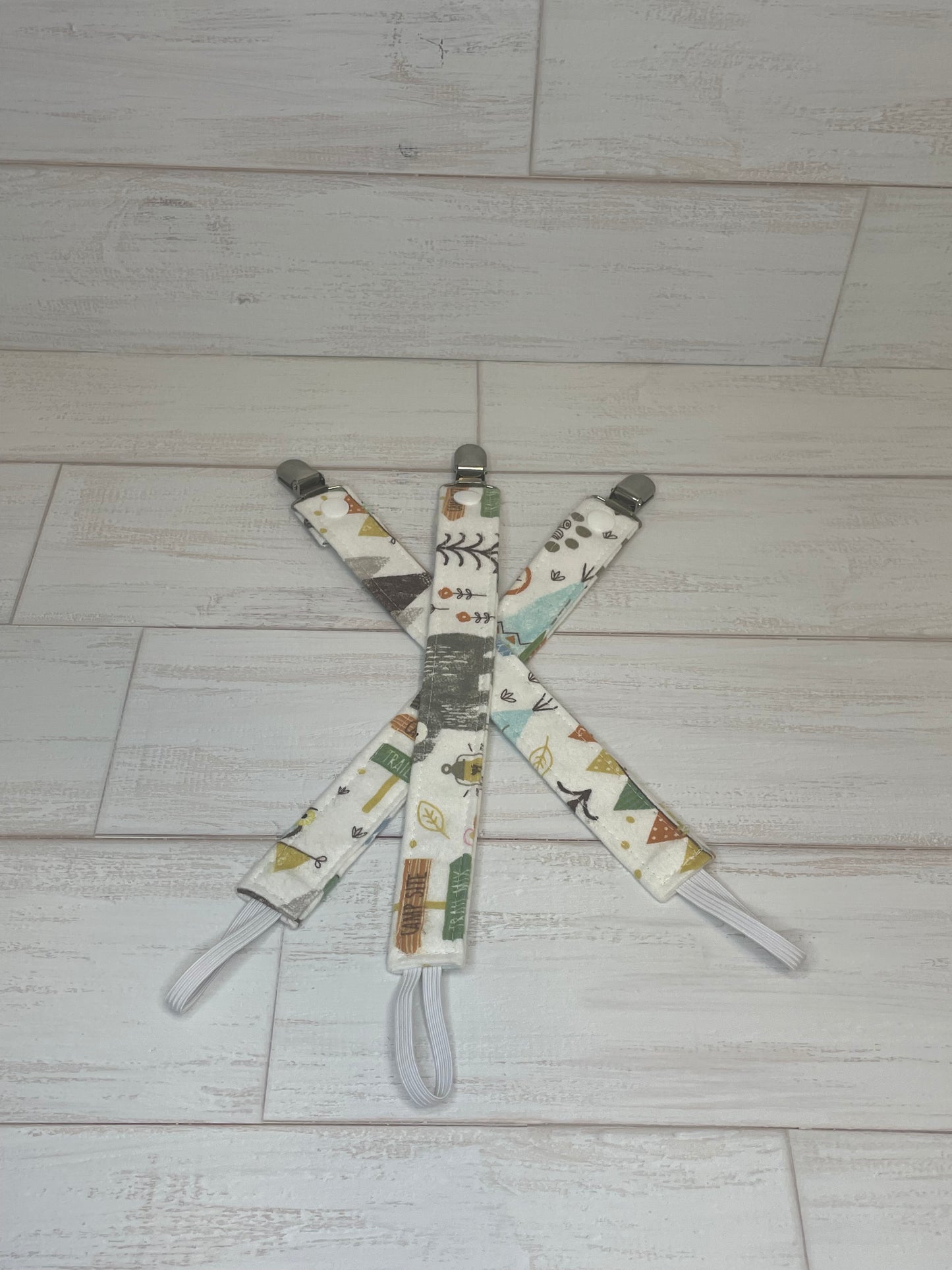 Camping Animal Themed Paci Clip