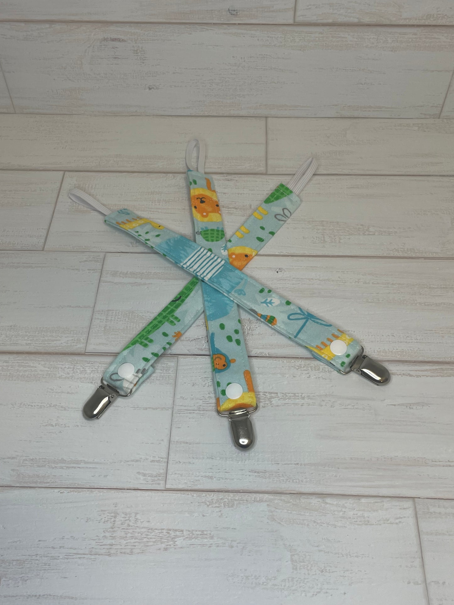 Safari Animal Themed Paci Clip