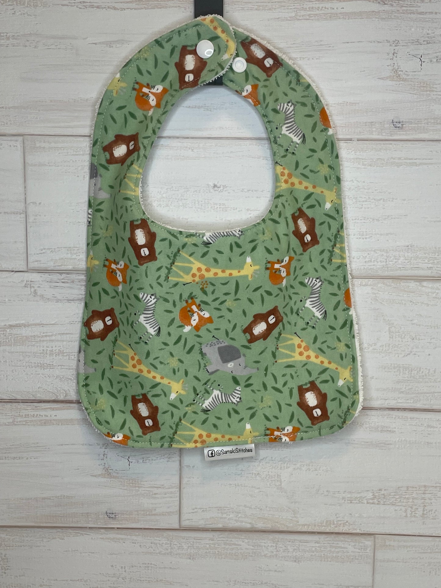 Woodland Animals Themed Bibs