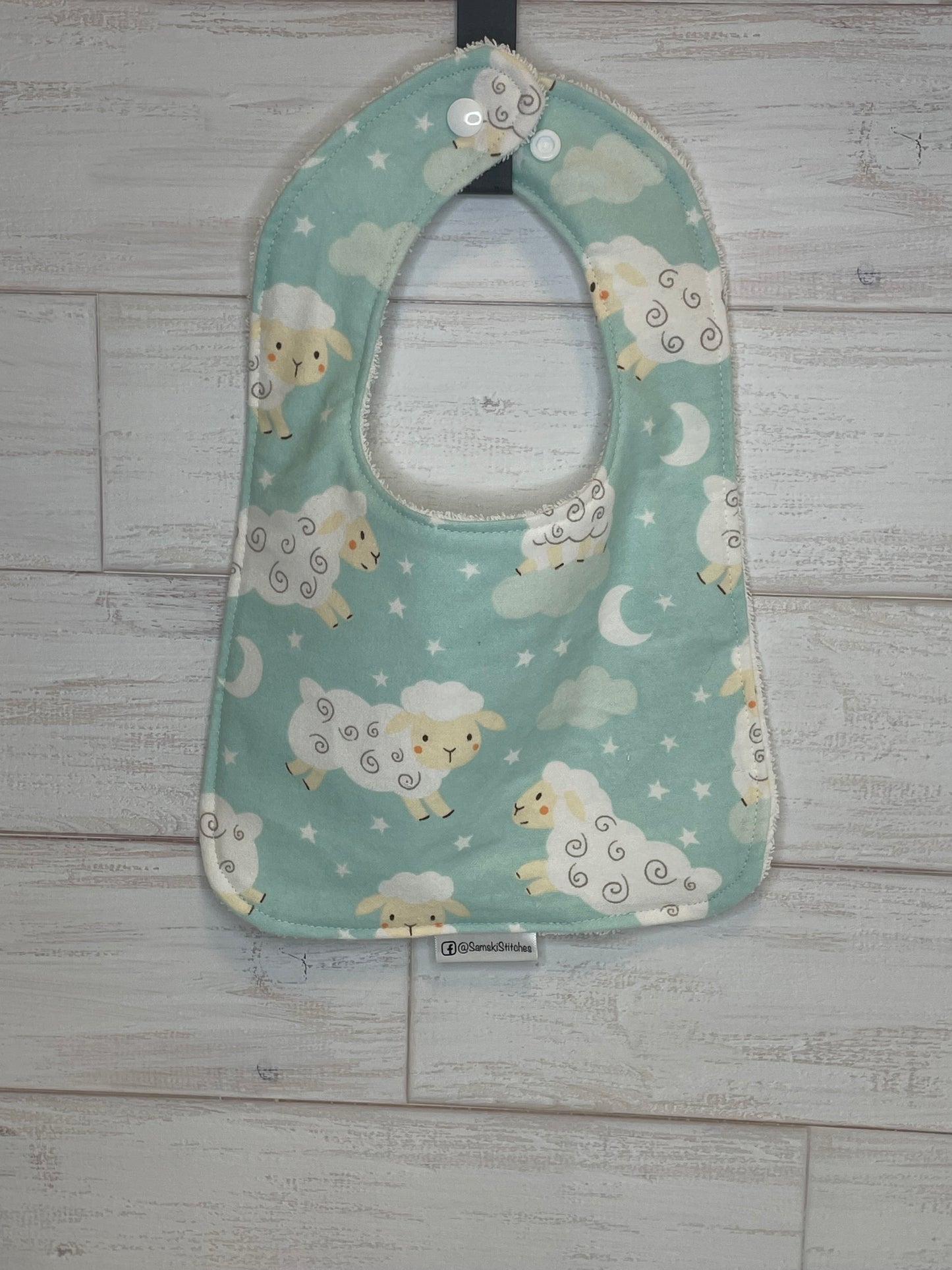 Sweet Dreams Sheep Themed Bibs