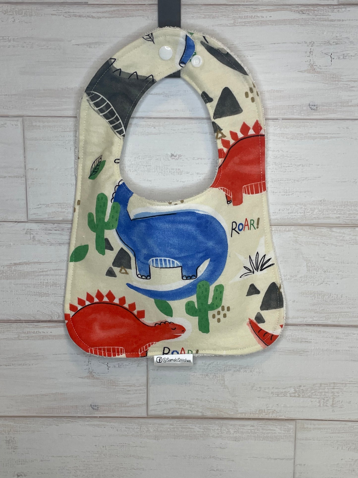 Dinasaur Animals Bibs