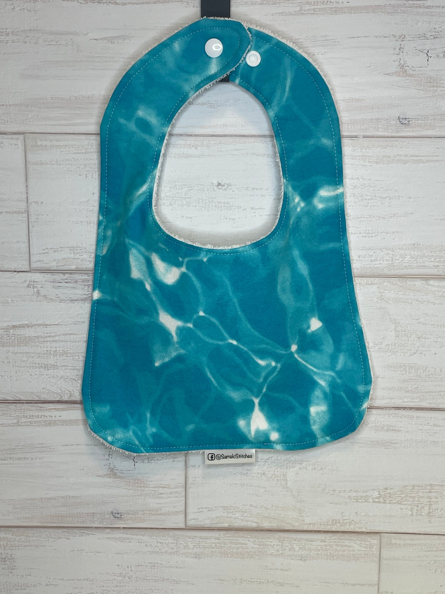 Blue Safari Animal Theme Bibs