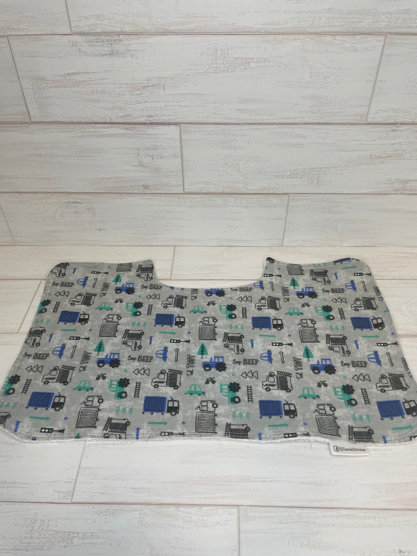 Work Trucks Burp Cloths