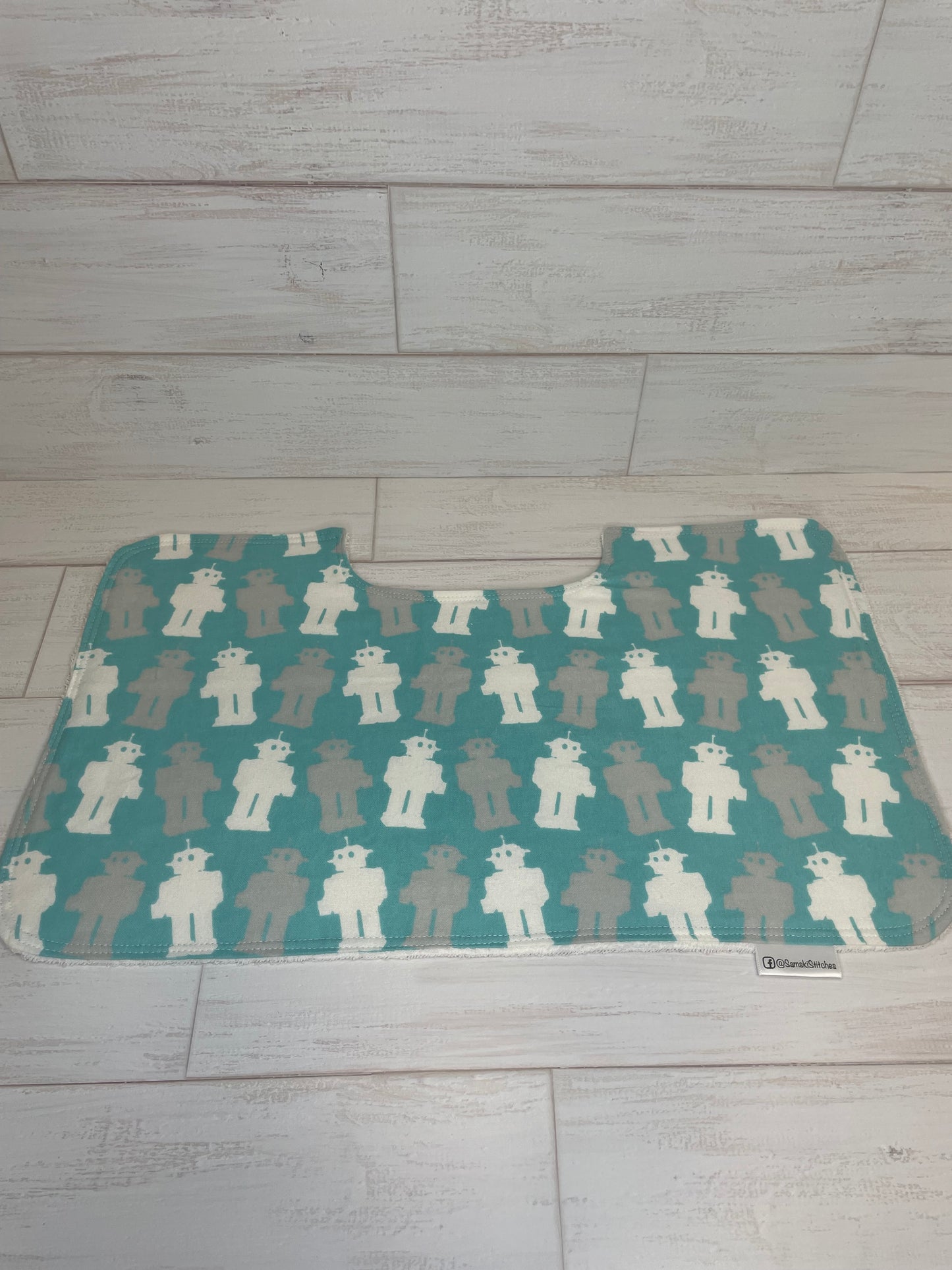 Robot Burp Cloths