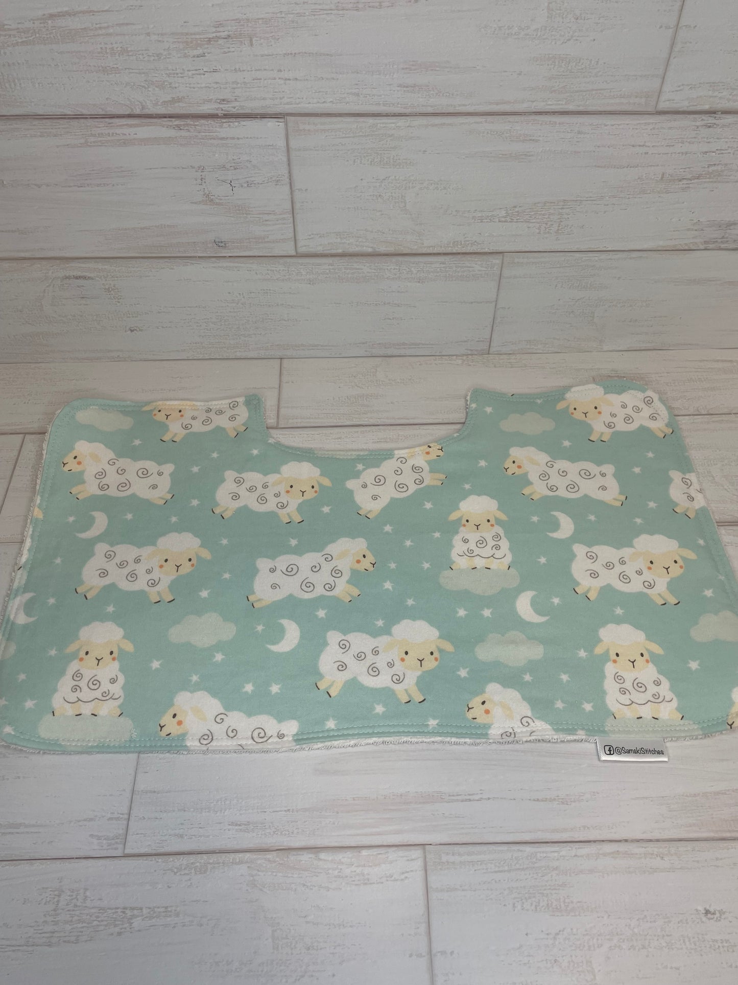 Sweet Dreams Sheep Burp Cloths