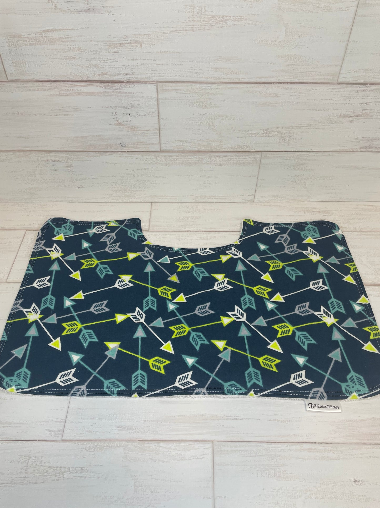 Abstract Boy Themed Burp Cloths