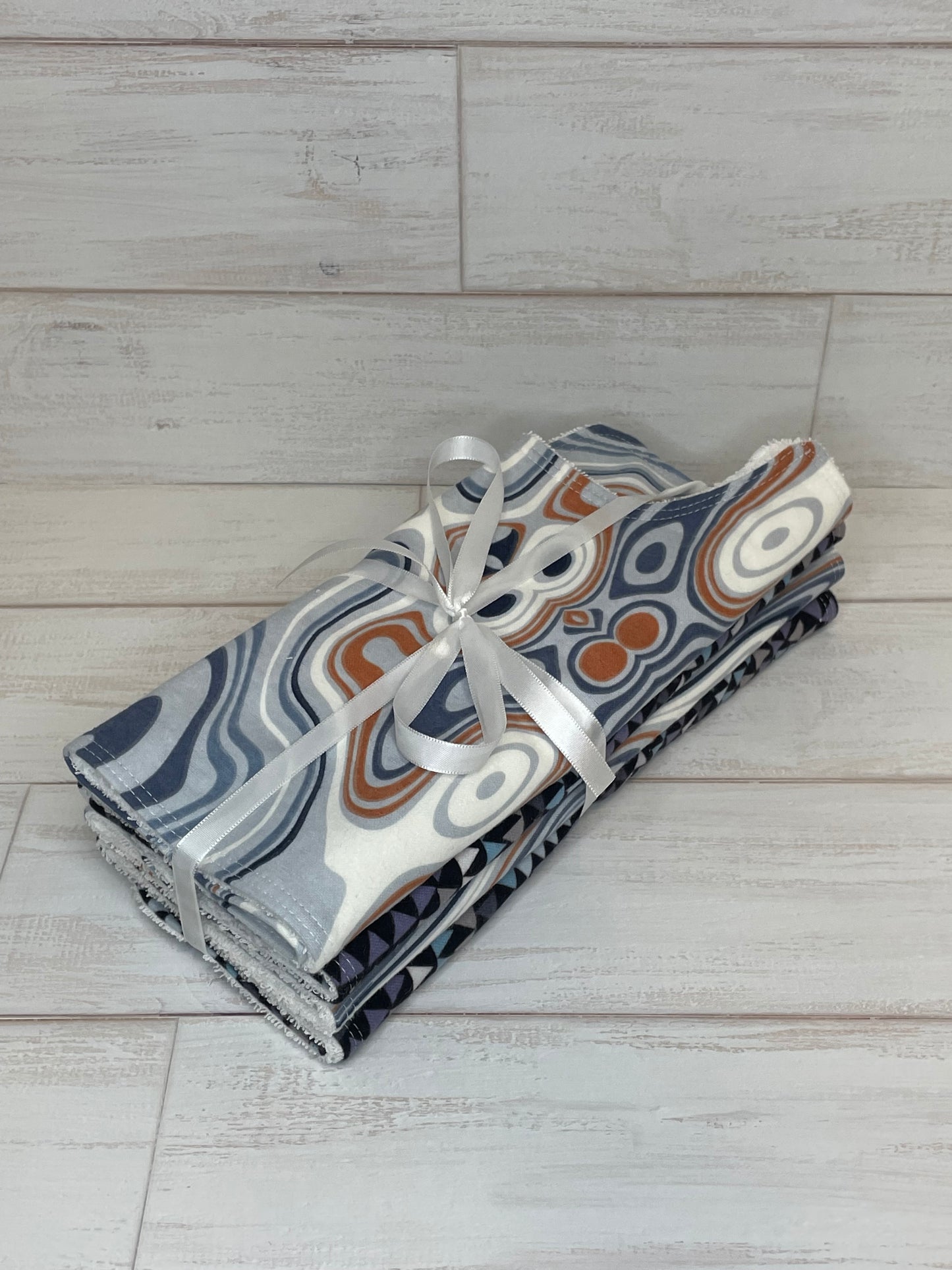 Abstract Burp Cloths