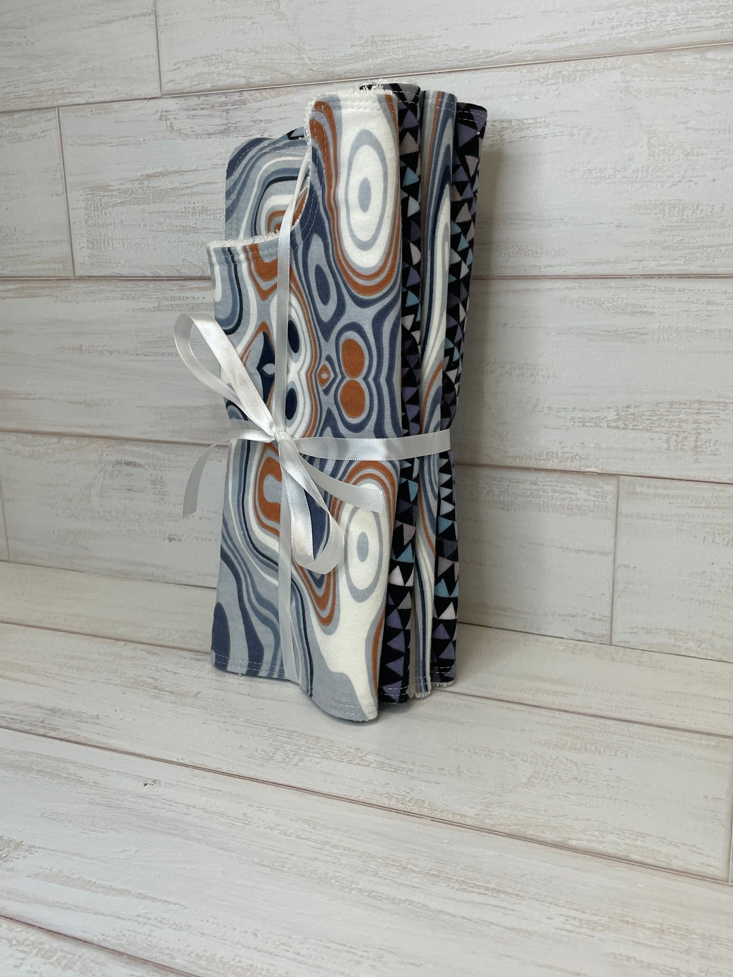 Abstract Burp Cloths