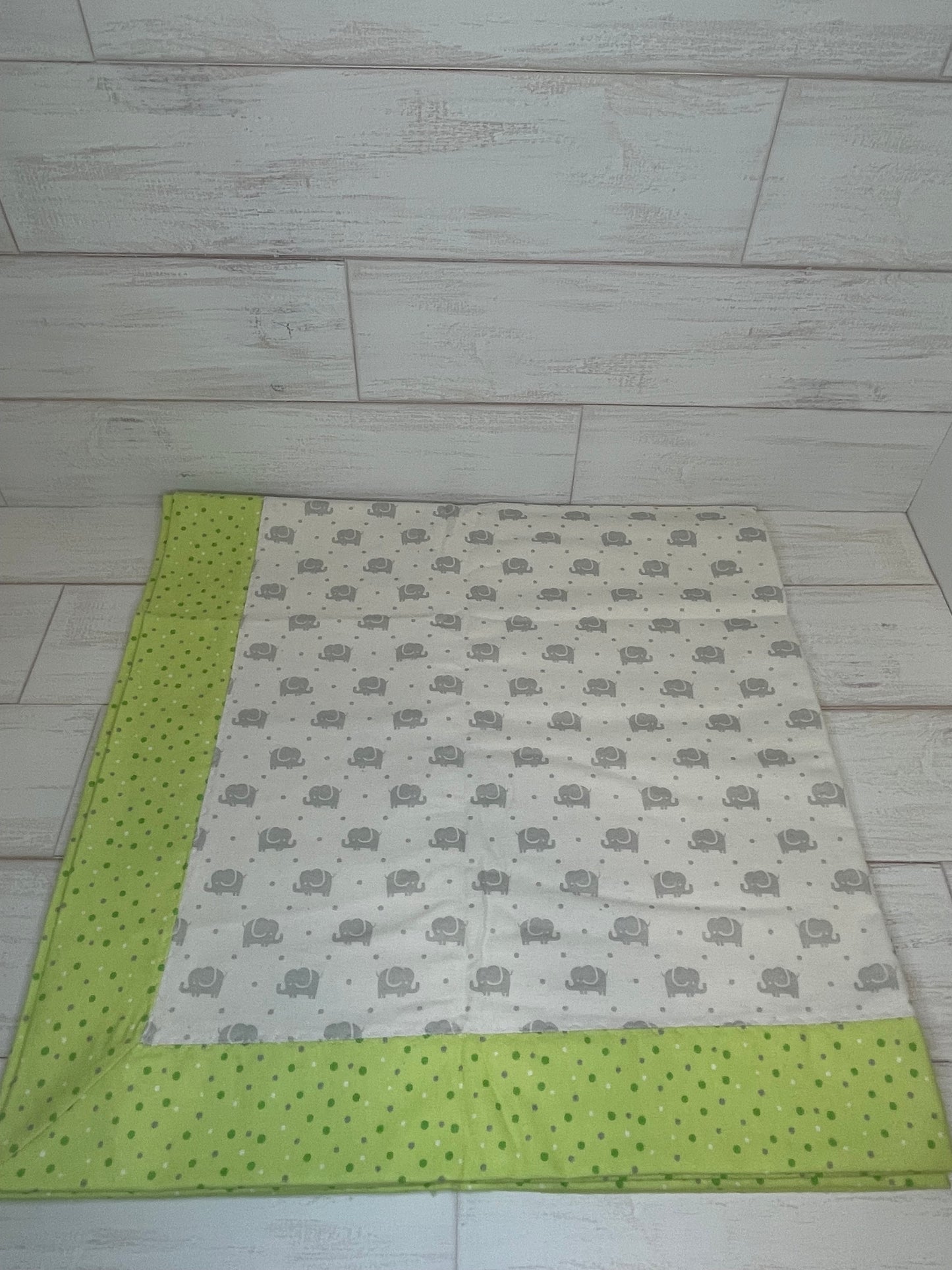 Elephants with Multi Dots Swaddle Blanket