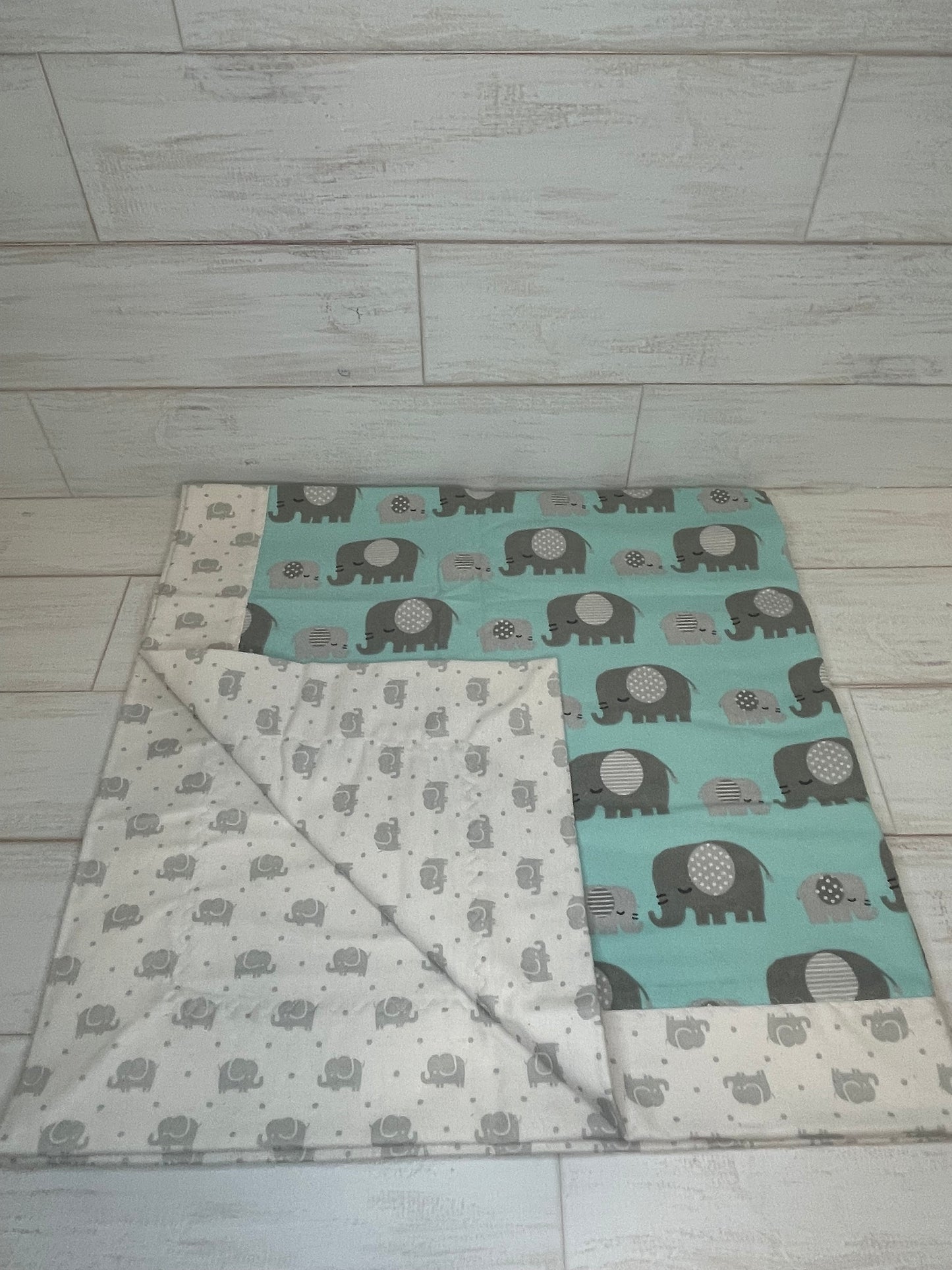 Elephants Swaddle Blanket