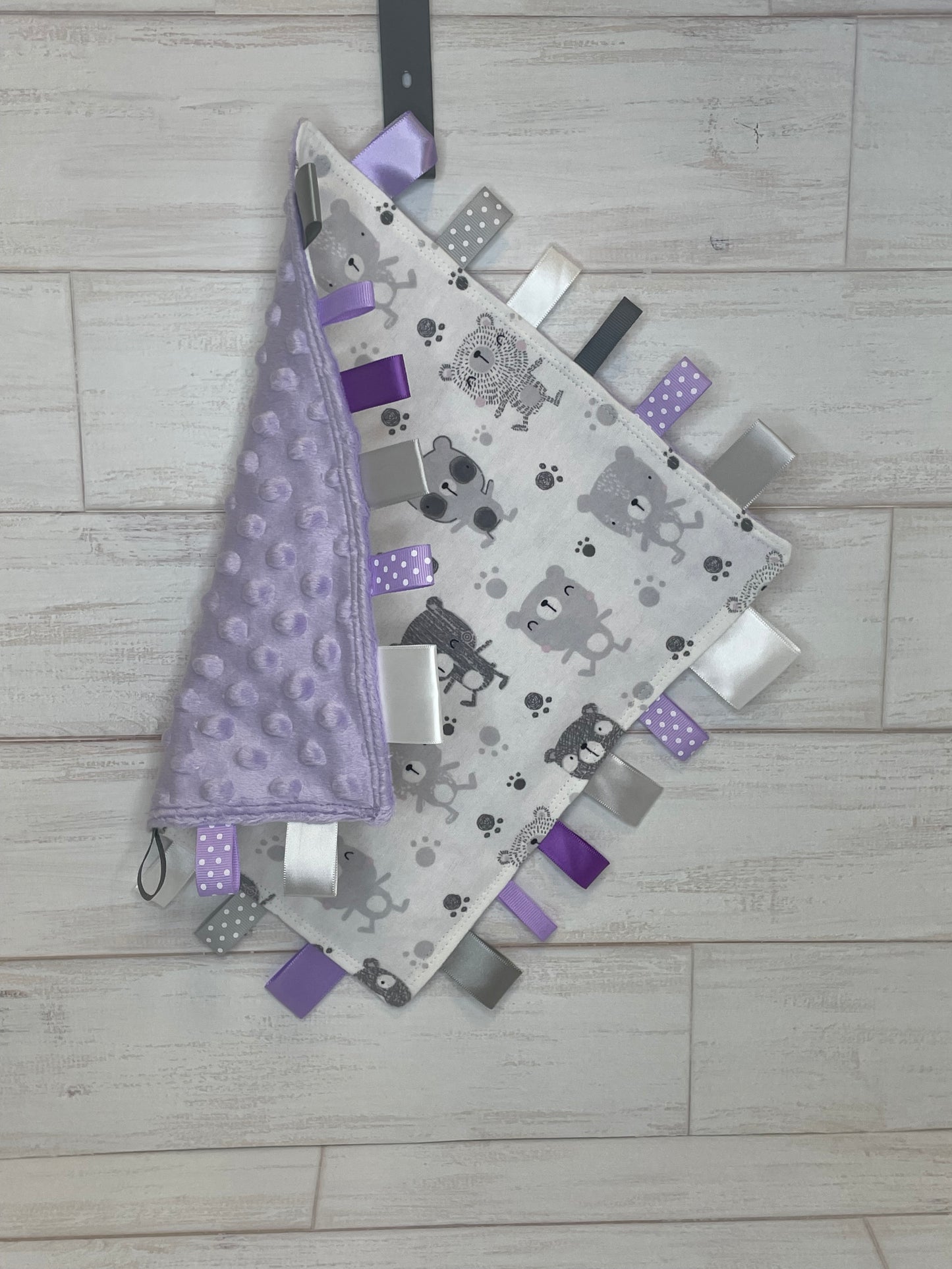 Monochrome Bear & Purple Taglet