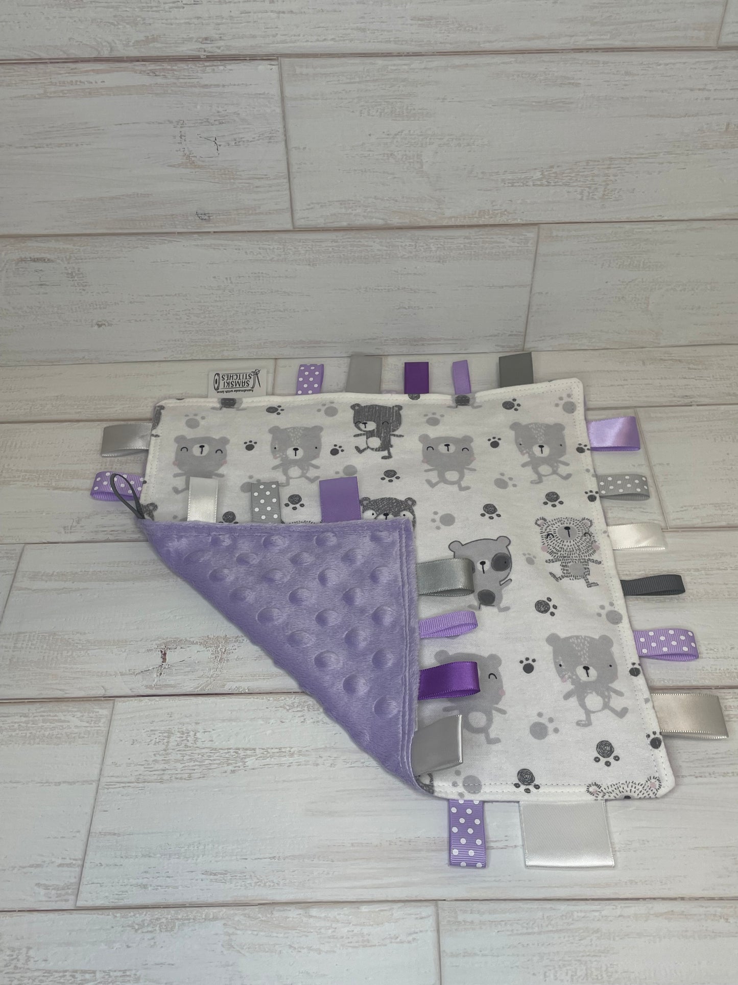 Monochrome Bear & Purple Taglet