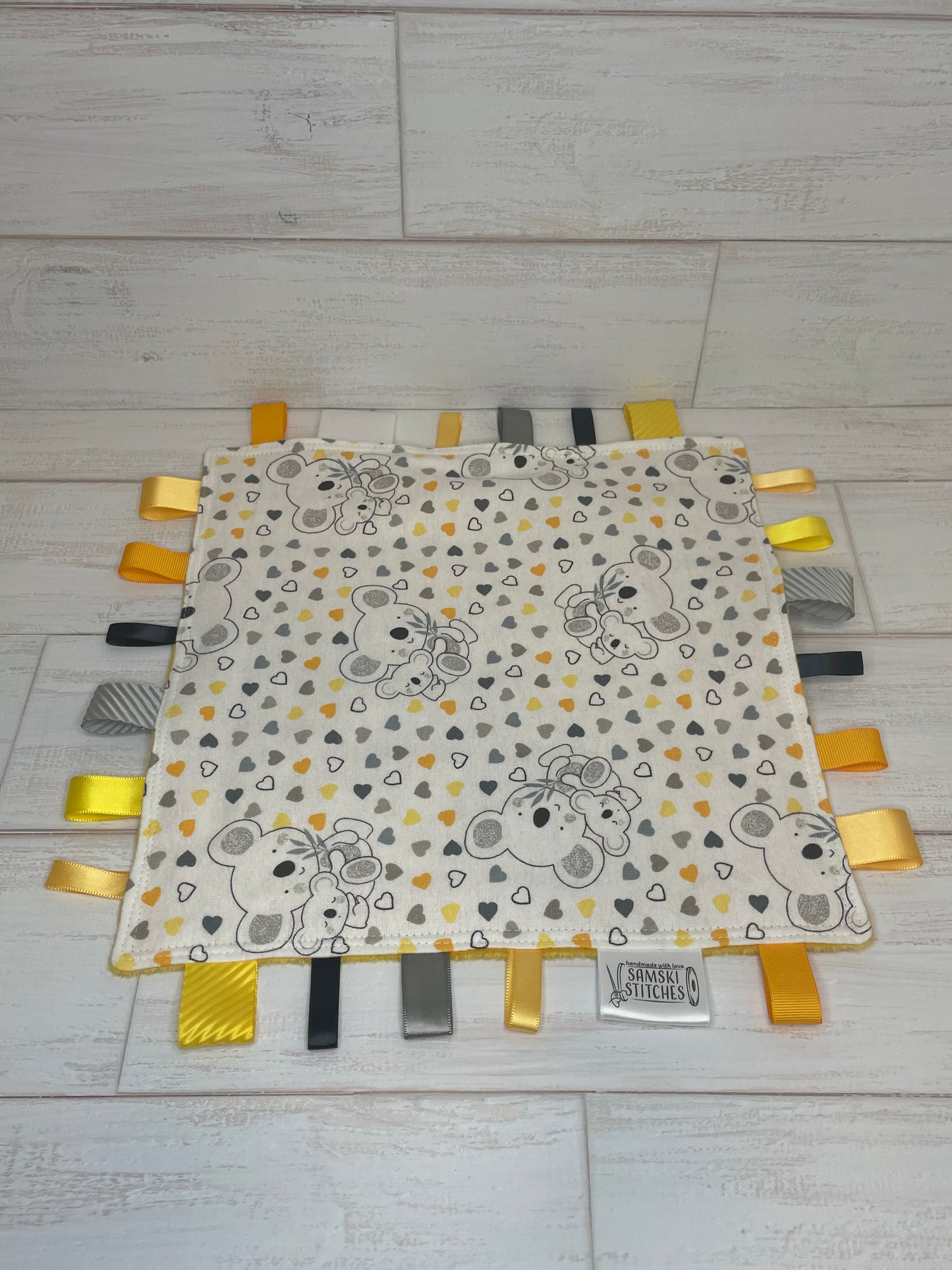Golden Koala and Hearts Taglet