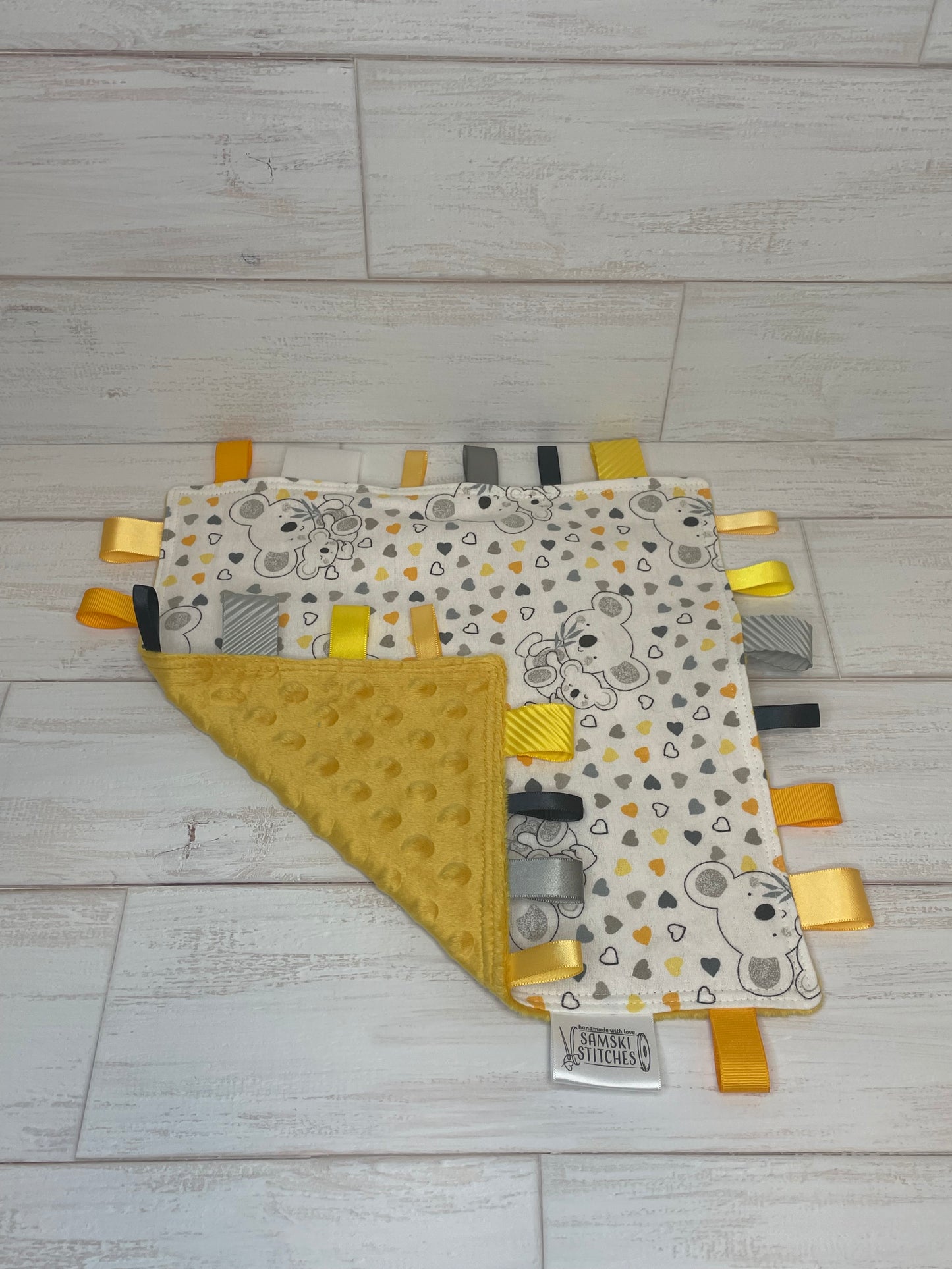 Golden Koala and Hearts Taglet