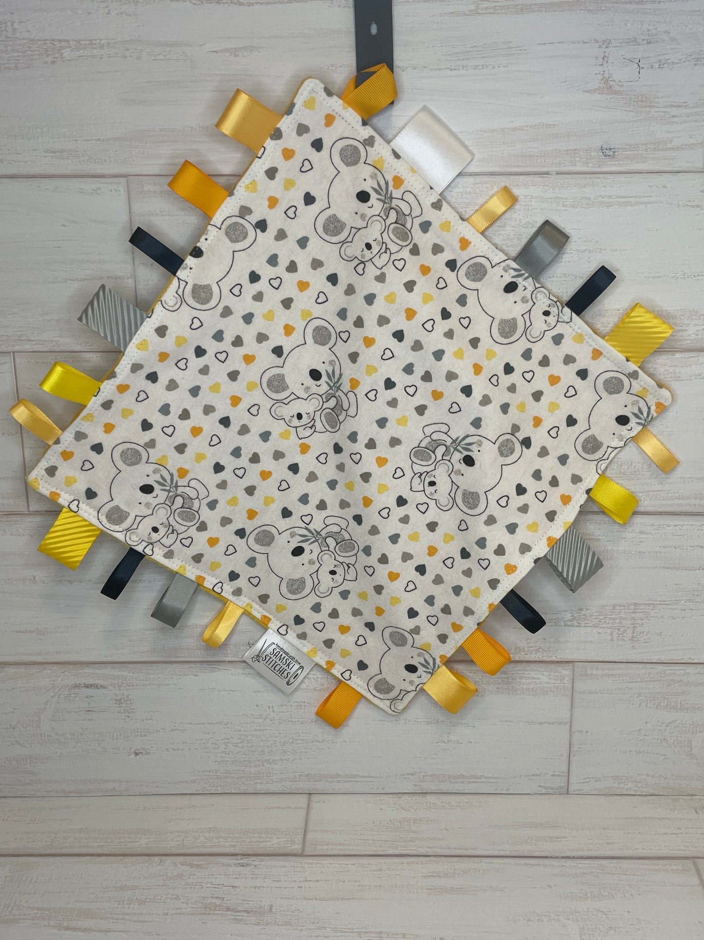 Golden Koala and Hearts Taglet