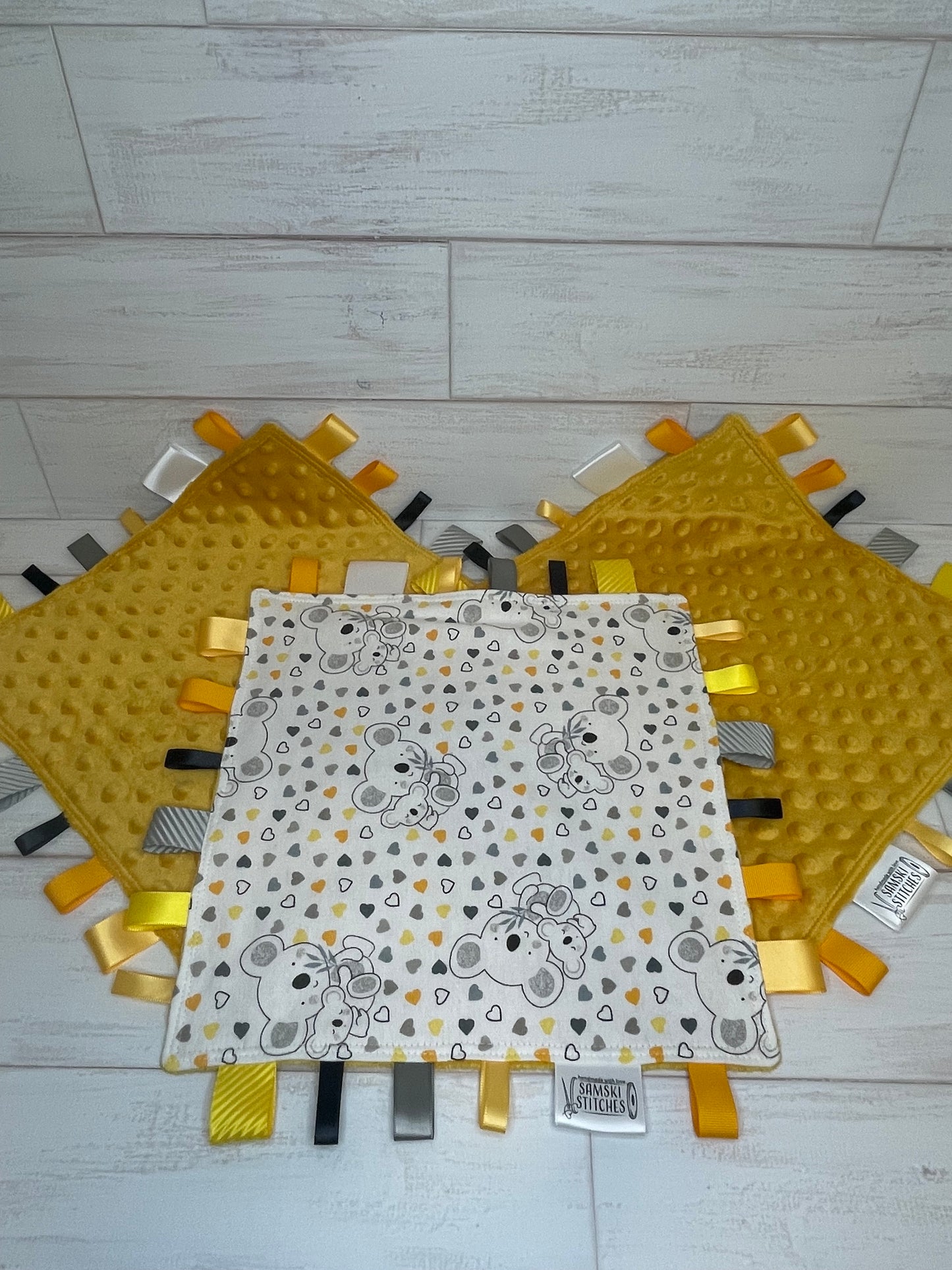 Golden Koala and Hearts Taglet