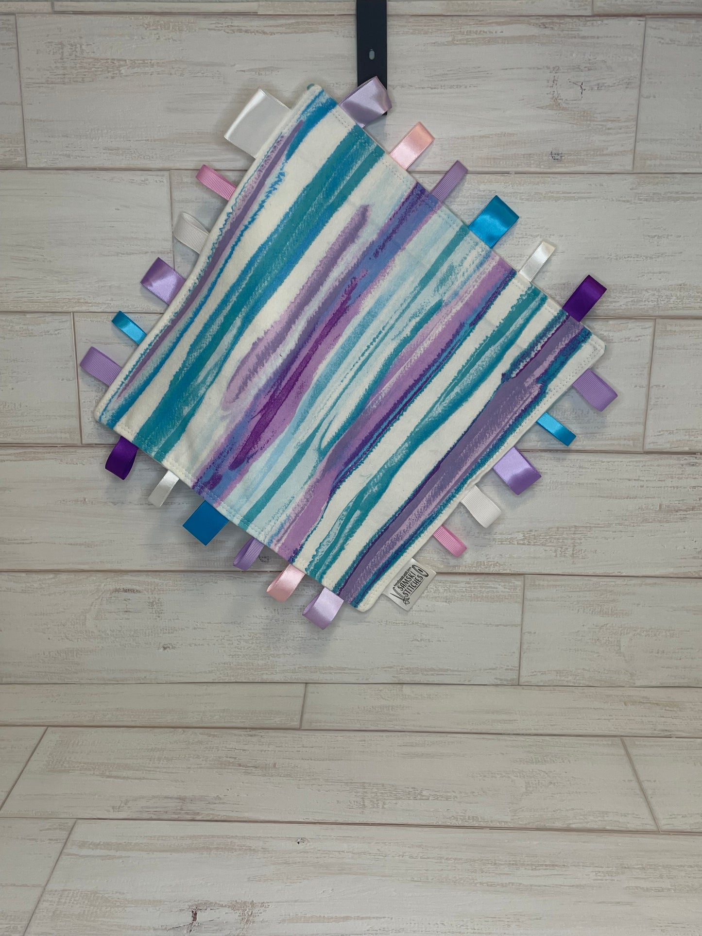 Purple, Pink and Blue Tie-die Taglet