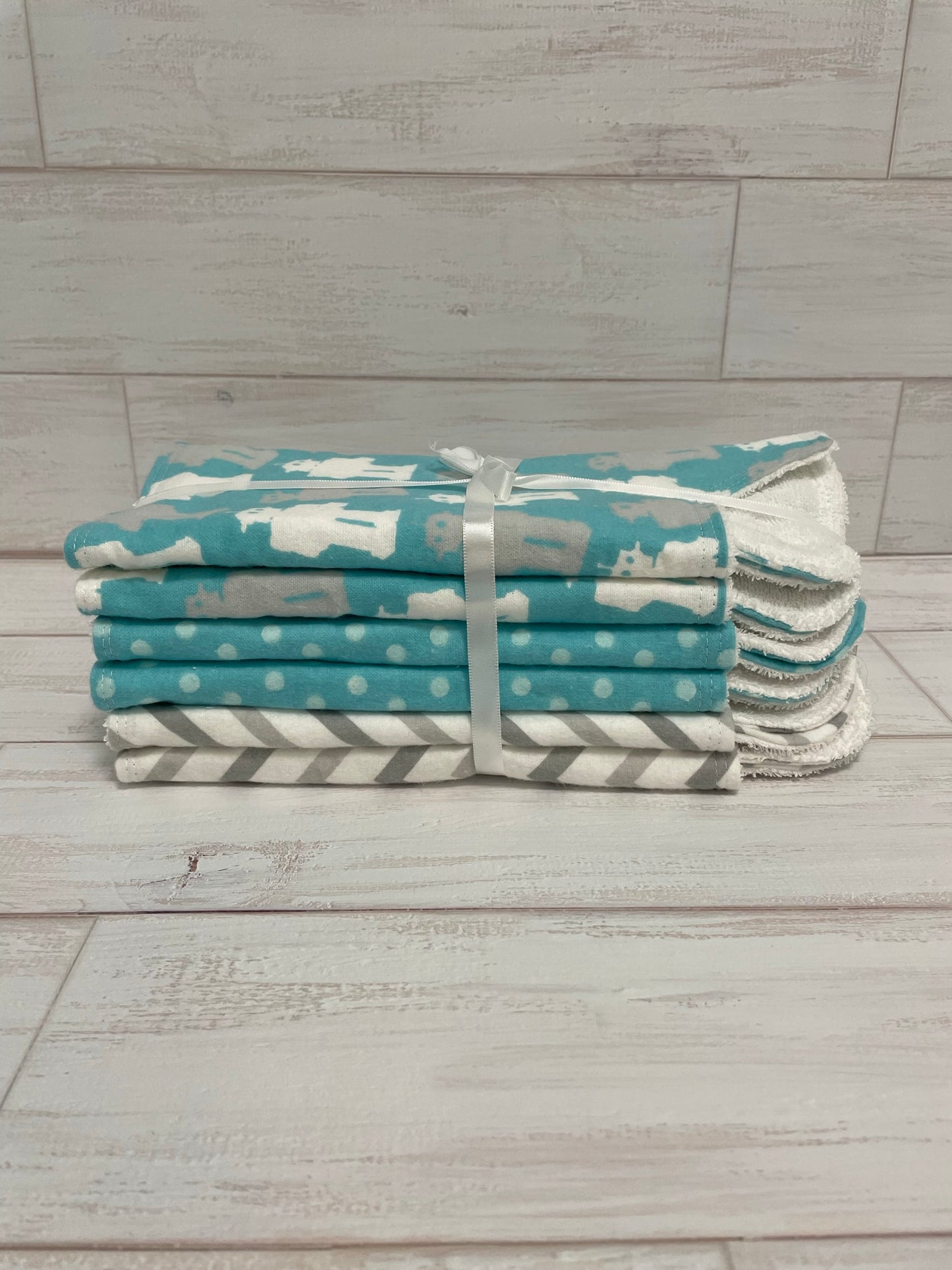 Robot Burp Cloths