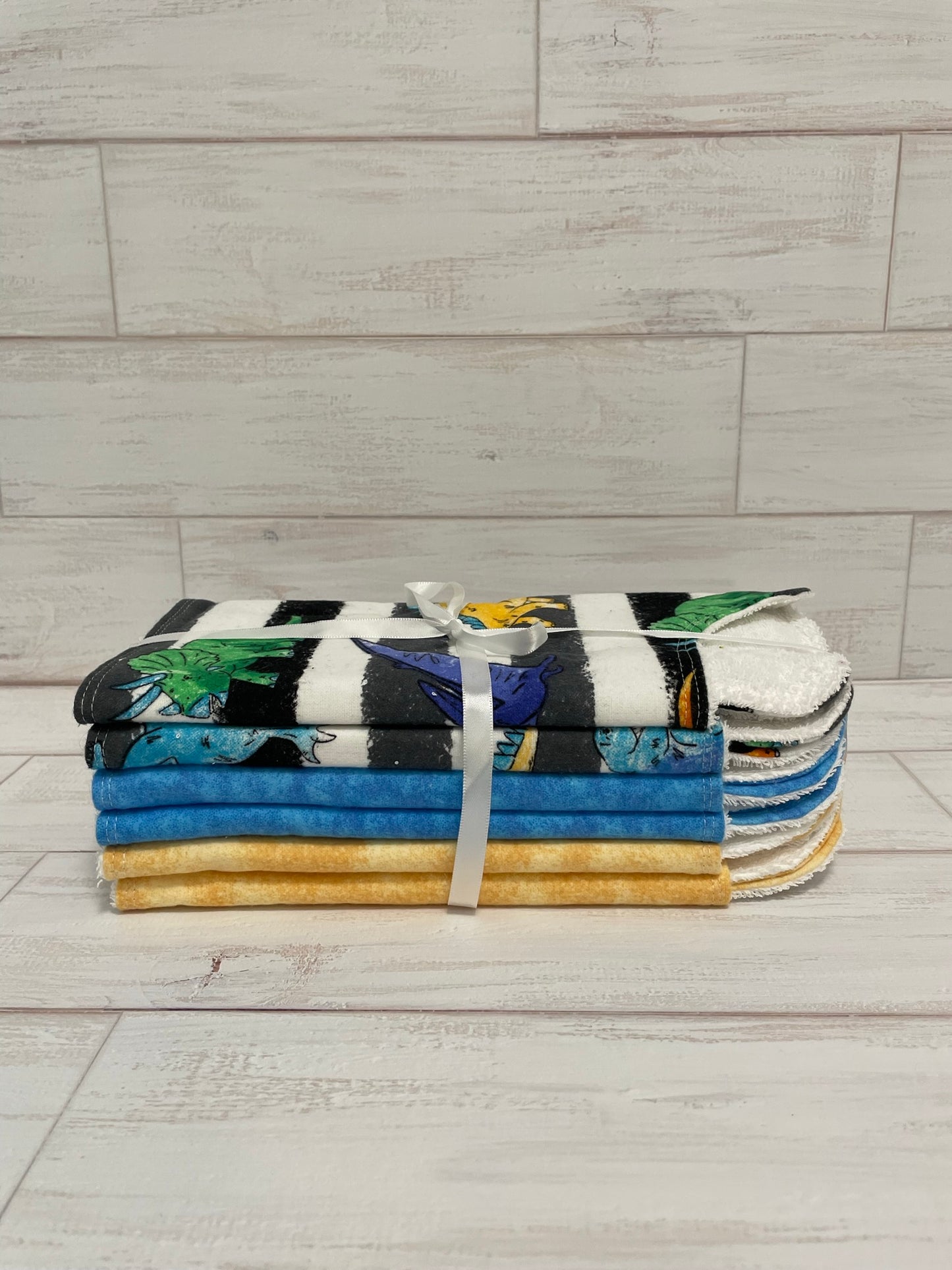 Dinosaur Themed Burp Cloths