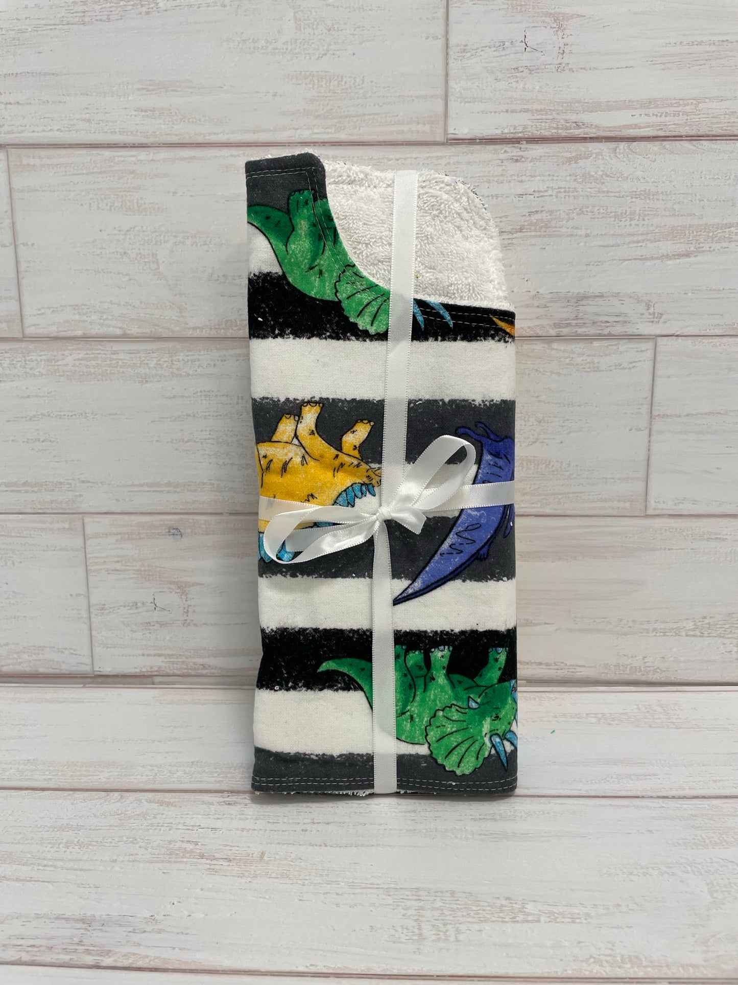 Dinosaur Themed Burp Cloths