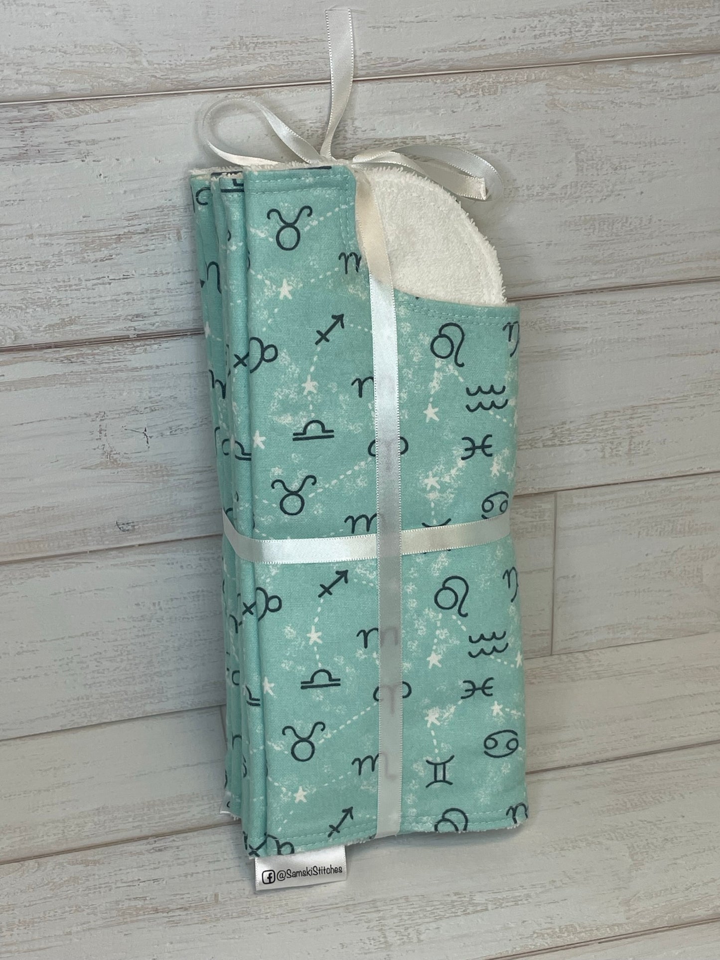 Zodiac & Astrology Burp Cloths