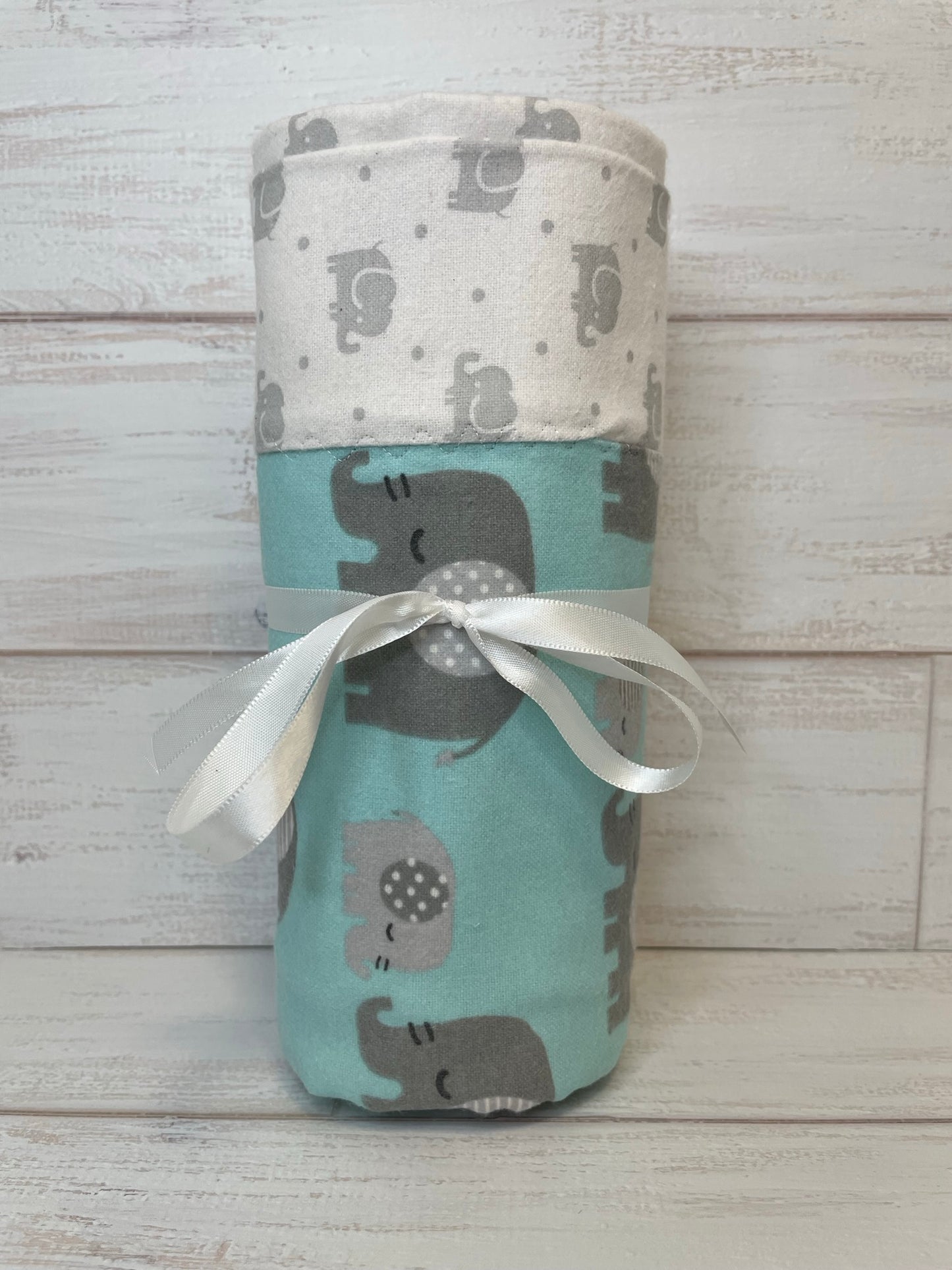 Elephants Swaddle Blanket