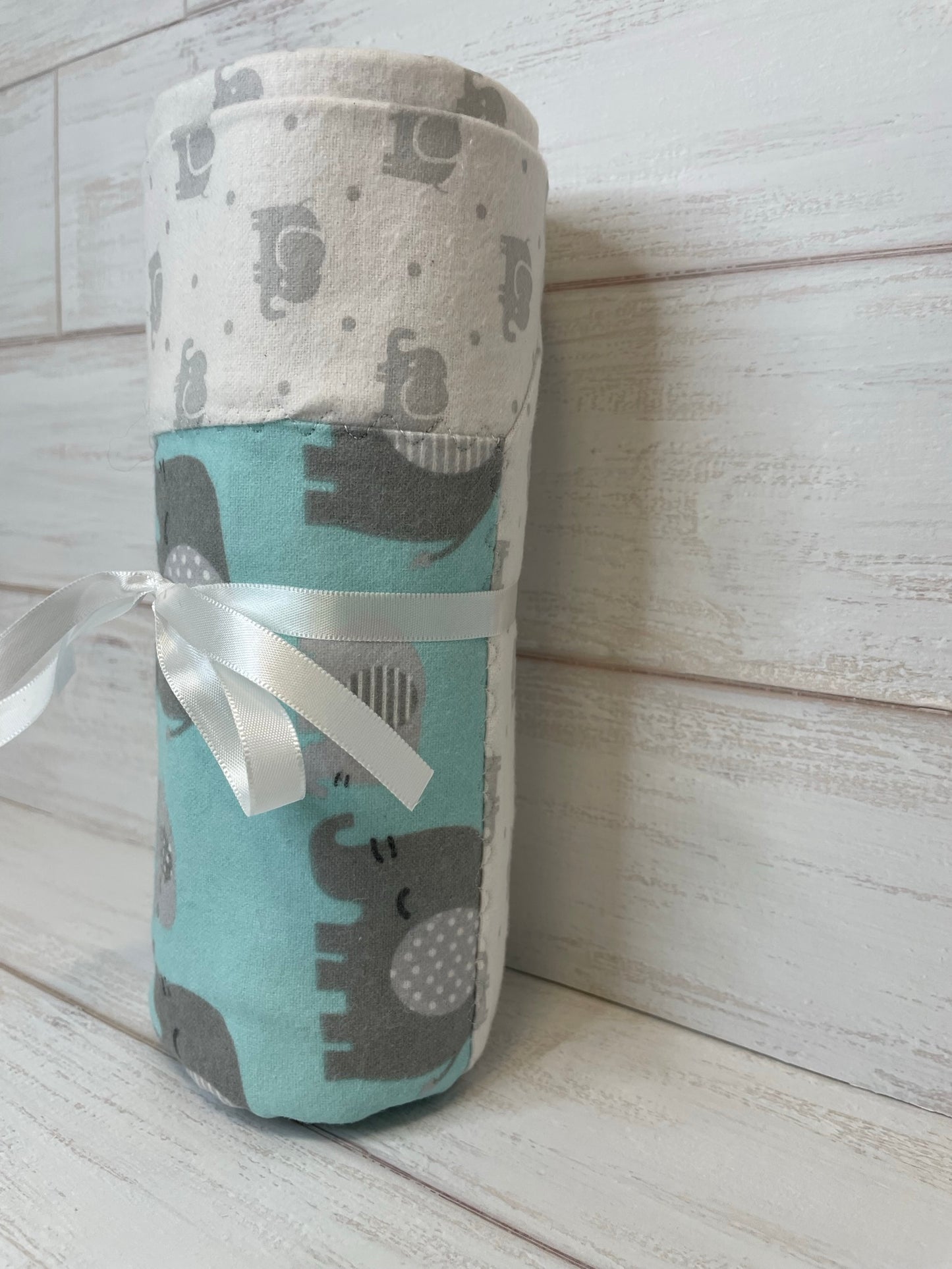 Elephants Swaddle Blanket