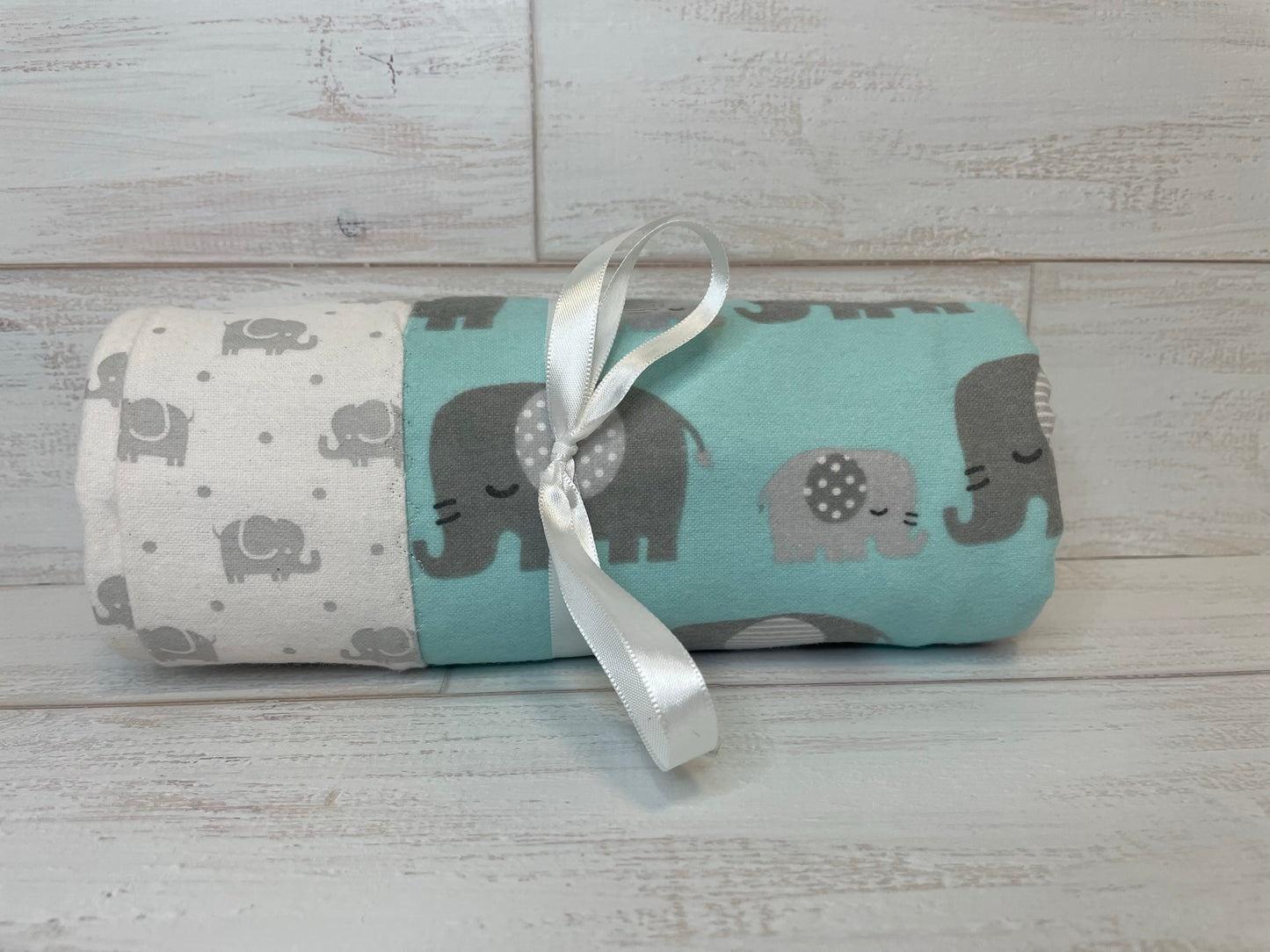 Elephants Swaddle Blanket