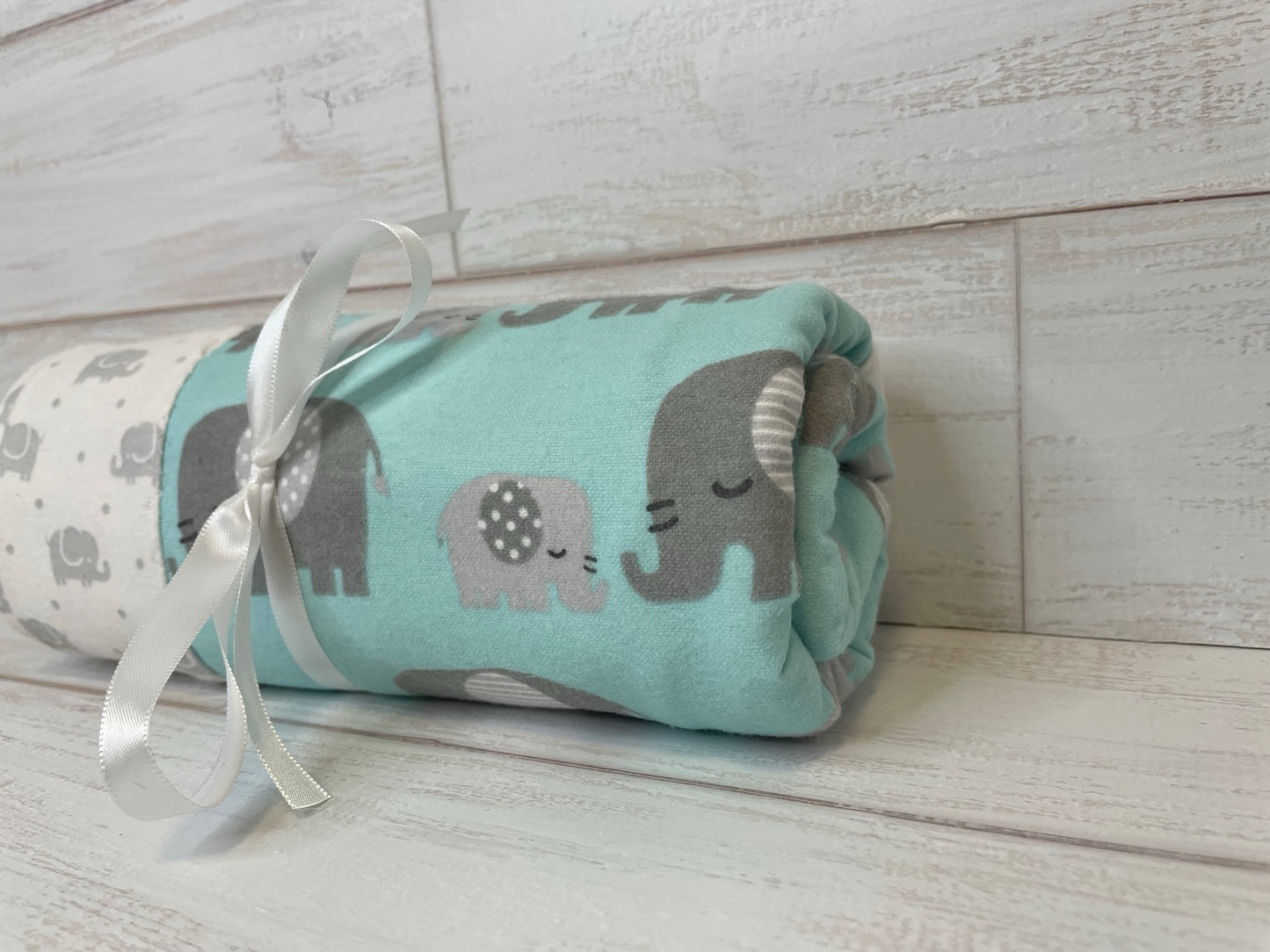 Elephants Swaddle Blanket