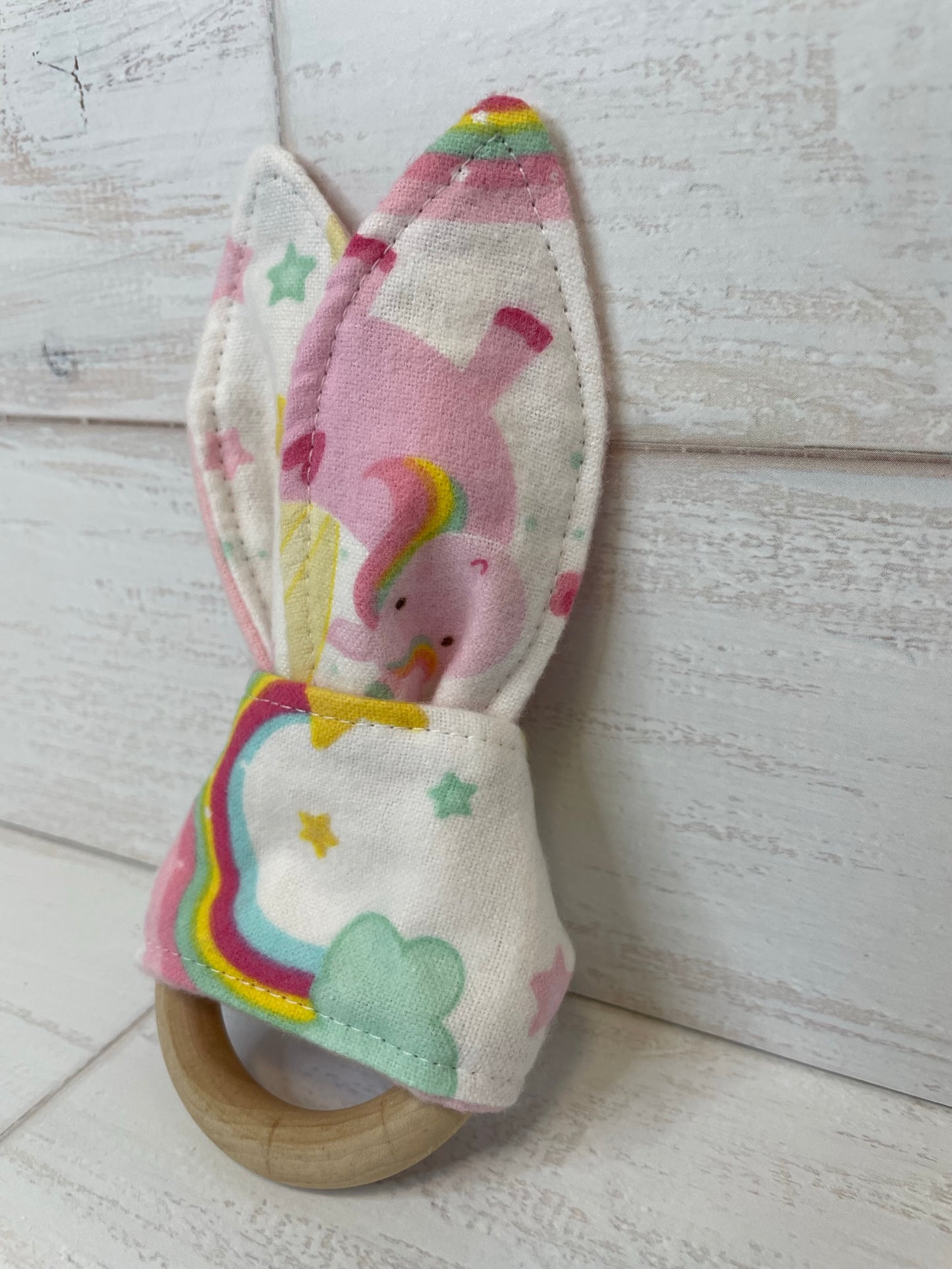 Pastel Unicorn Dreams 3 Piece Teether Tie Set