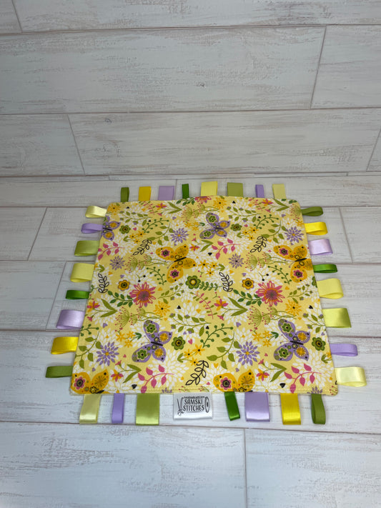 Floral Butterfly Sensory Taglet