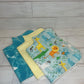 Blue Safari Themed Burp Cloths