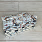 Boho Rainbow and Clouds Burp Cloths