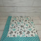 Giraffes & Elephants with Dots Swaddle Blanket