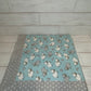 Sheep on Blue with Gray Dots Swaddle Blanket