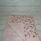 Dinosaurs on Pink with Stars Swaddle Blanket