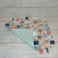 Mint & Coral Floral Taglet