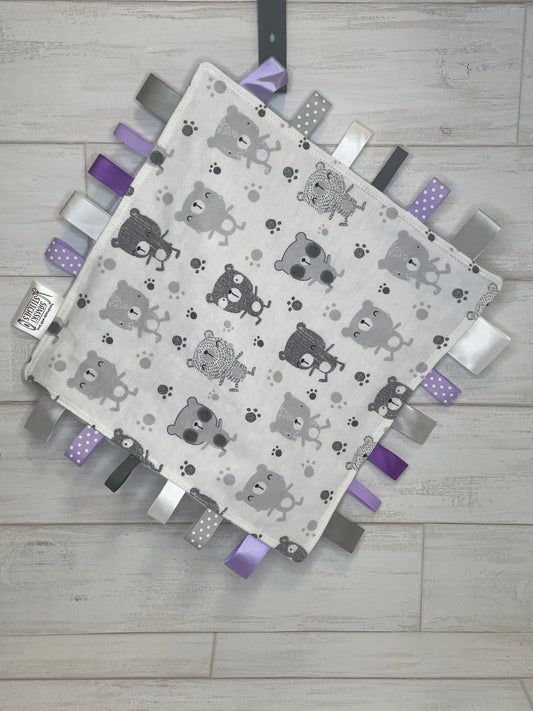 Monochrome Bear & Purple Taglet