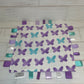 Purple and Blue Butterflies Taglet