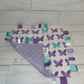 Purple and Blue Butterflies Taglet