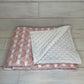 Rainbows Minky Blanket 41" x 42"