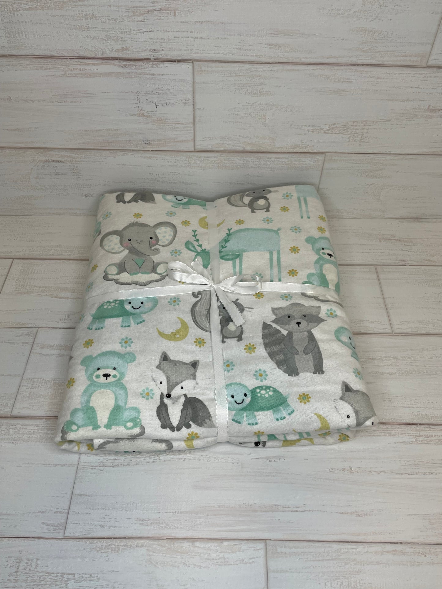 Cute Animals Minky Blanket 42" x 46"