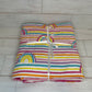 Rainbow Lines Minky Blanket 42" x 47"